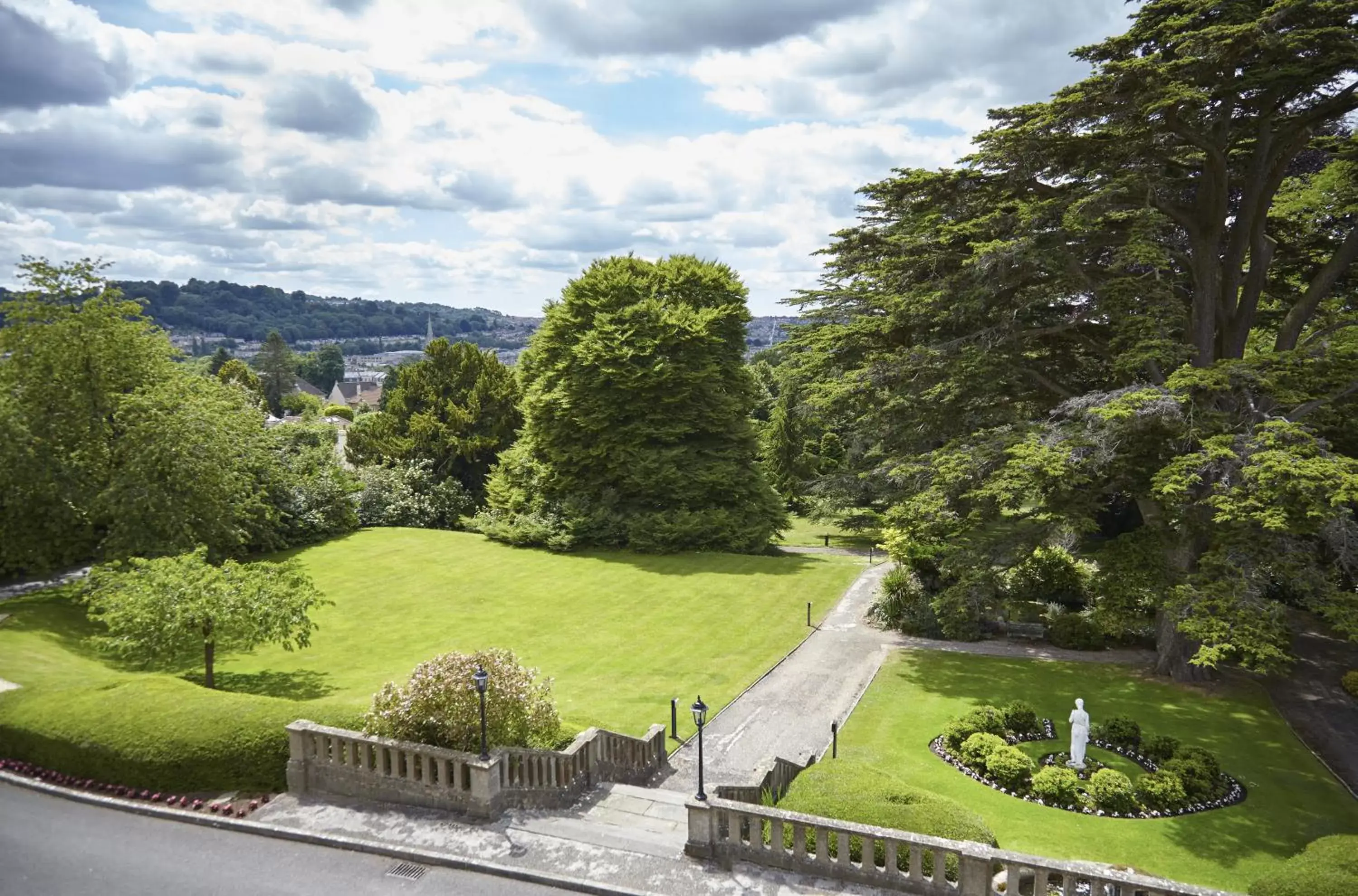 Garden view in Macdonald Bath Spa Hotel