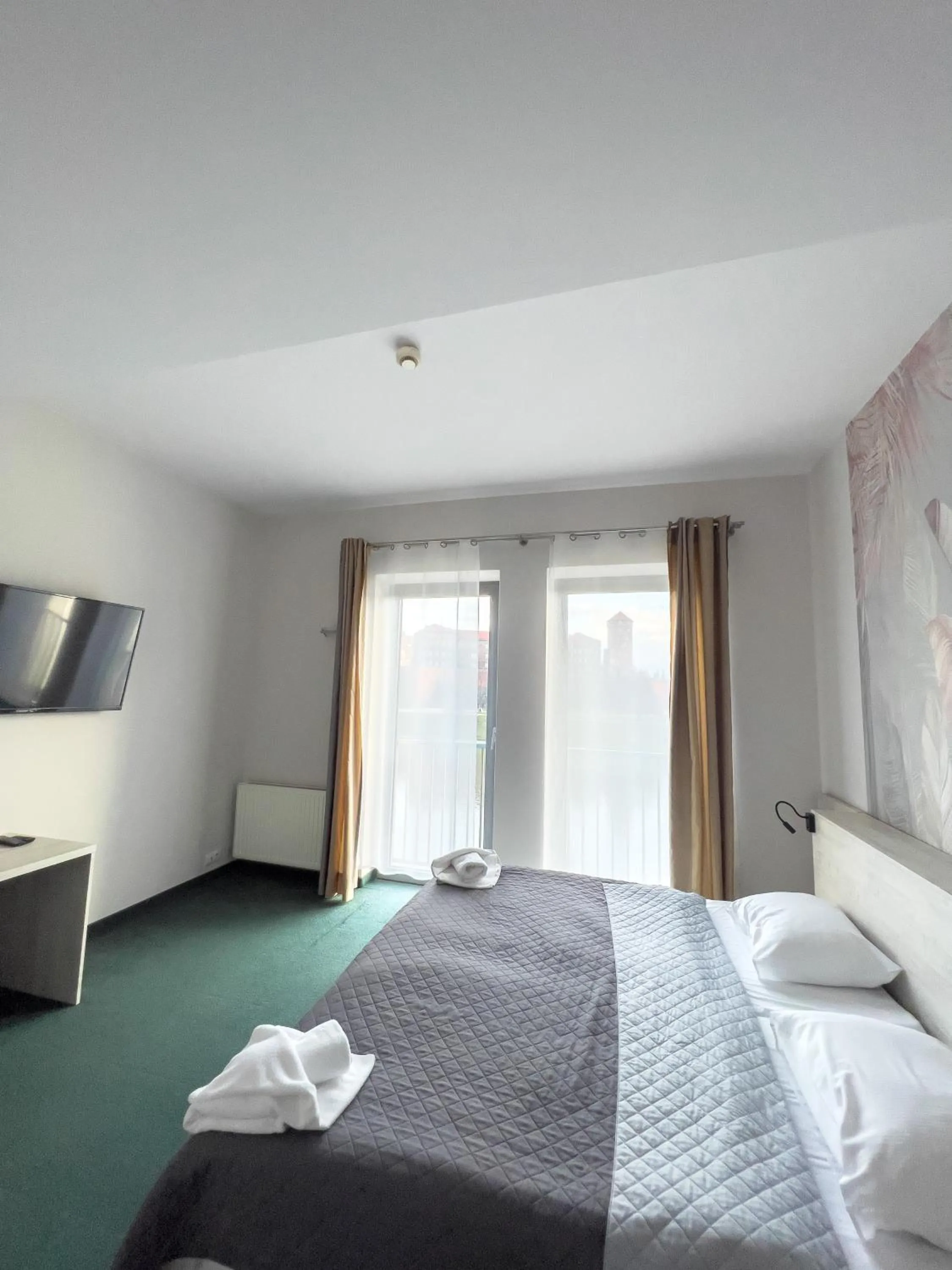 Bed in Hotel Poleski