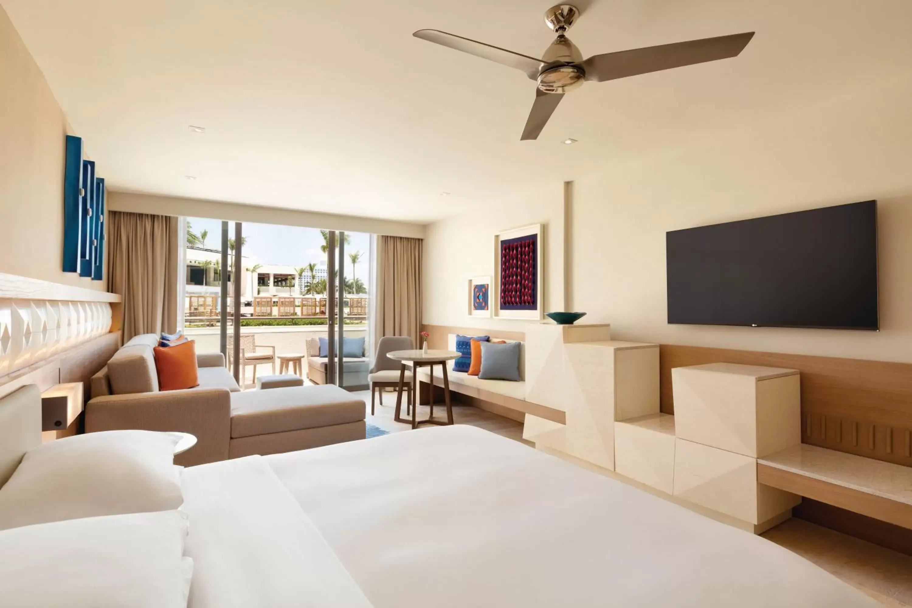 Master King Room with Sofa Bed and View in Hyatt Ziva Cancun