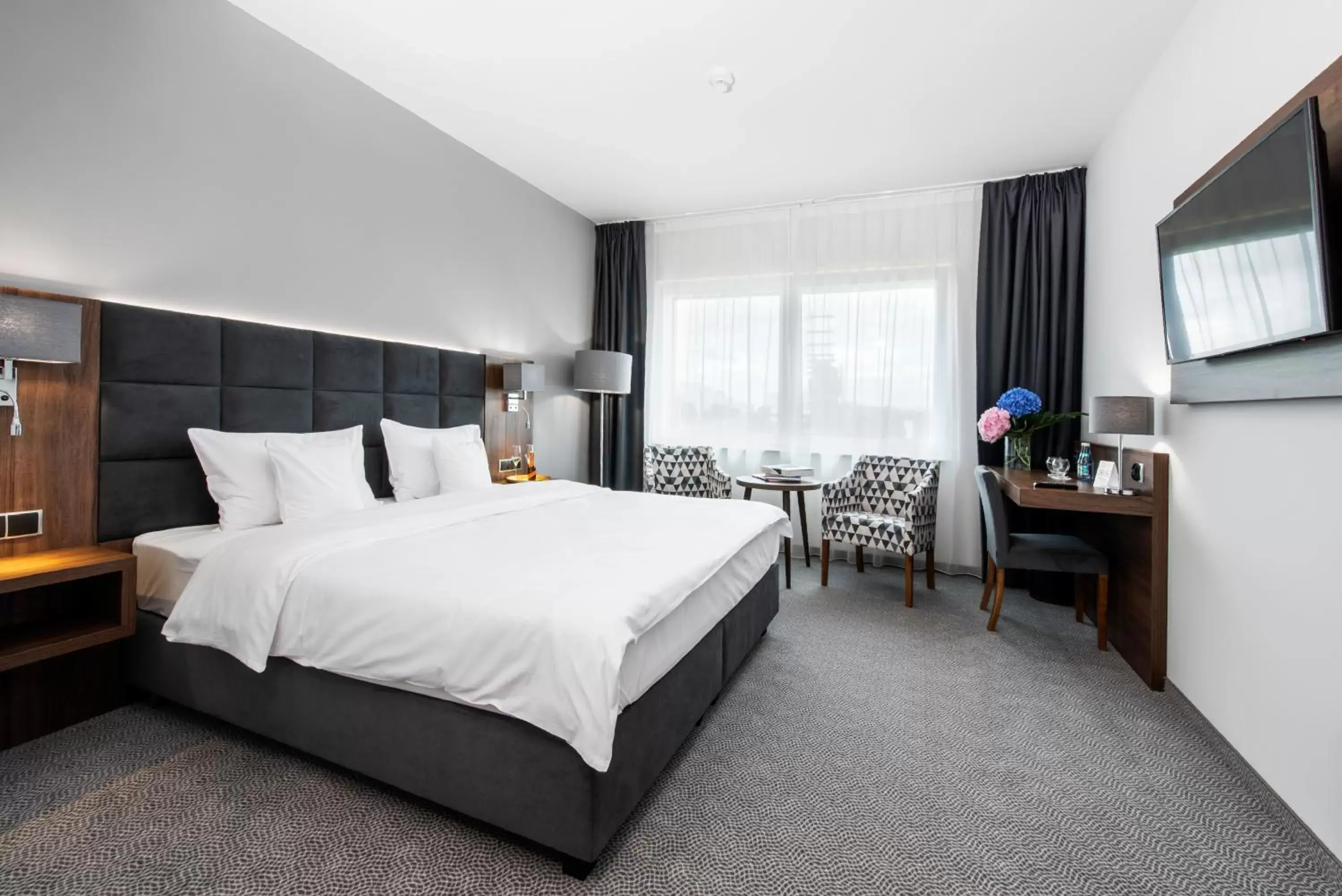 Bed in DB Hotel Wrocław Bed in DB Hotel Wrocław