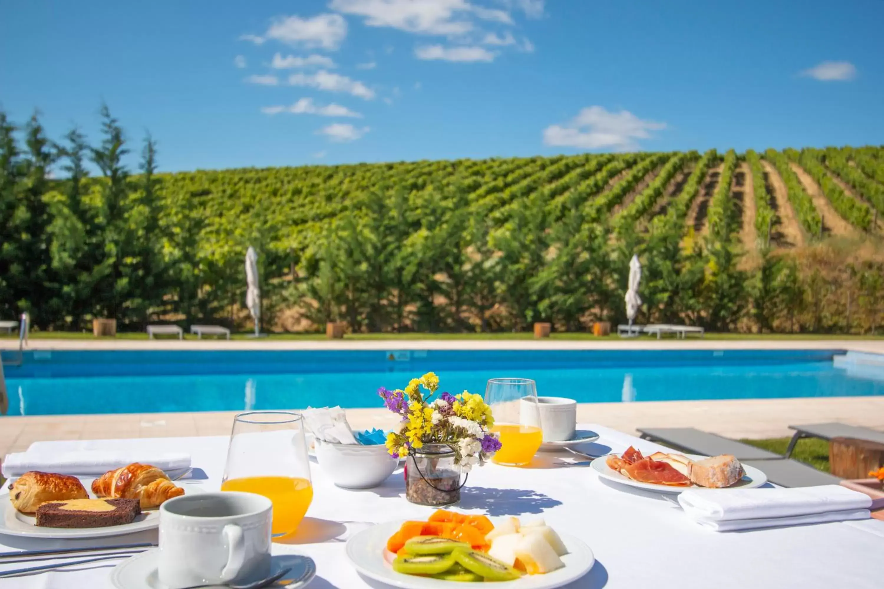 Food, Swimming Pool in Casa das Pipas / Quinta do Portal