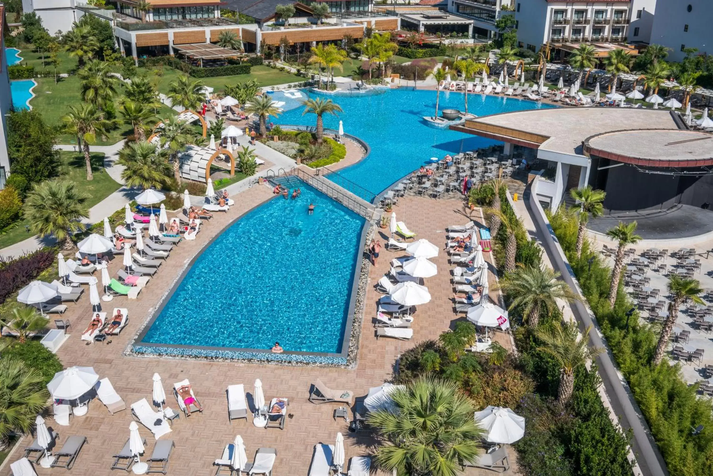 Swimming pool, Bird's-eye View in Akra Fethiye Tui Blue Sensatori - Ultra All Inclusive