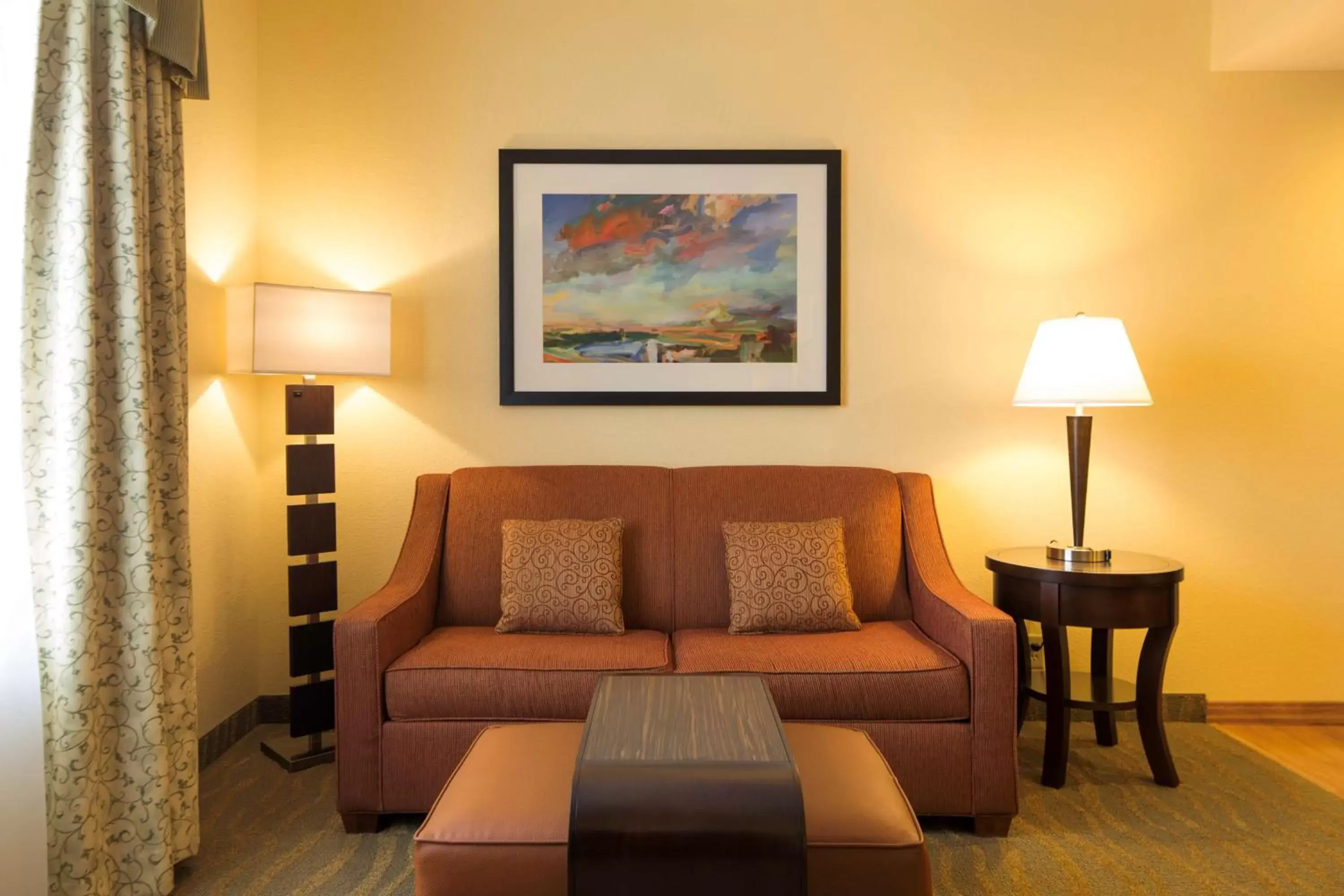 Living room, Seating Area in Homewood Suites by Hilton Philadelphia-Valley Forge