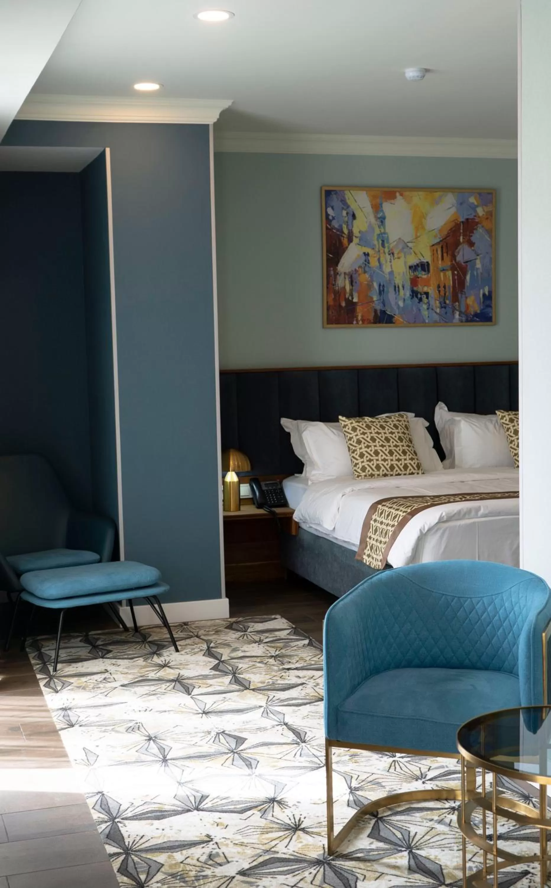 Bed in Grand Opera Hotel