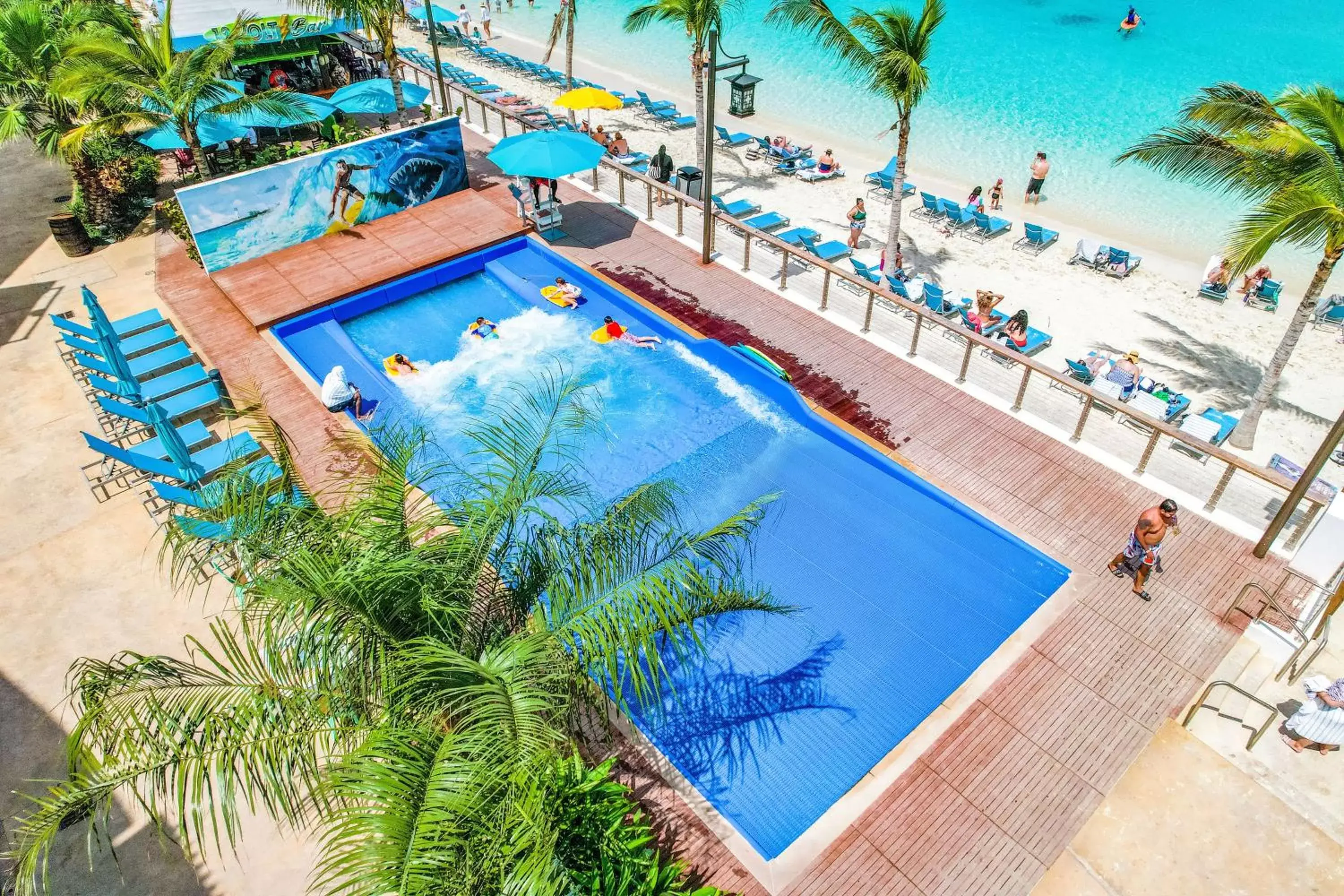 Aqua park, Pool View in Margaritaville Beach Resort Nassau