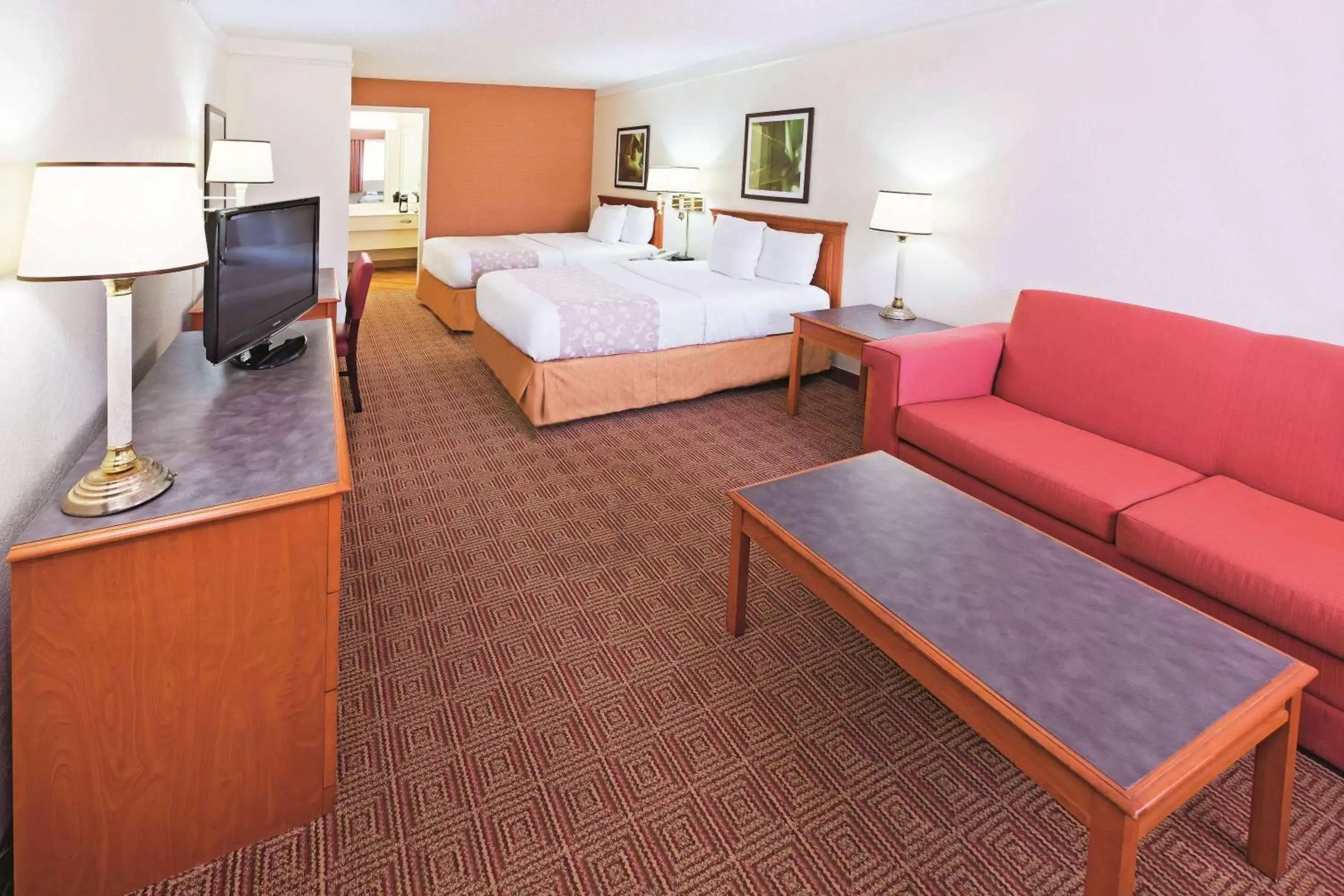 Photo of the whole room in Super 8 by Wyndham San Antonio Near SeaWorld Ingram Park