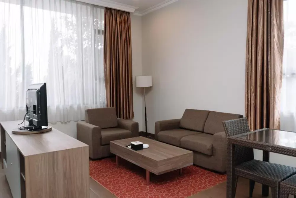 Seating Area in Anugrah Hotel Sukabumi