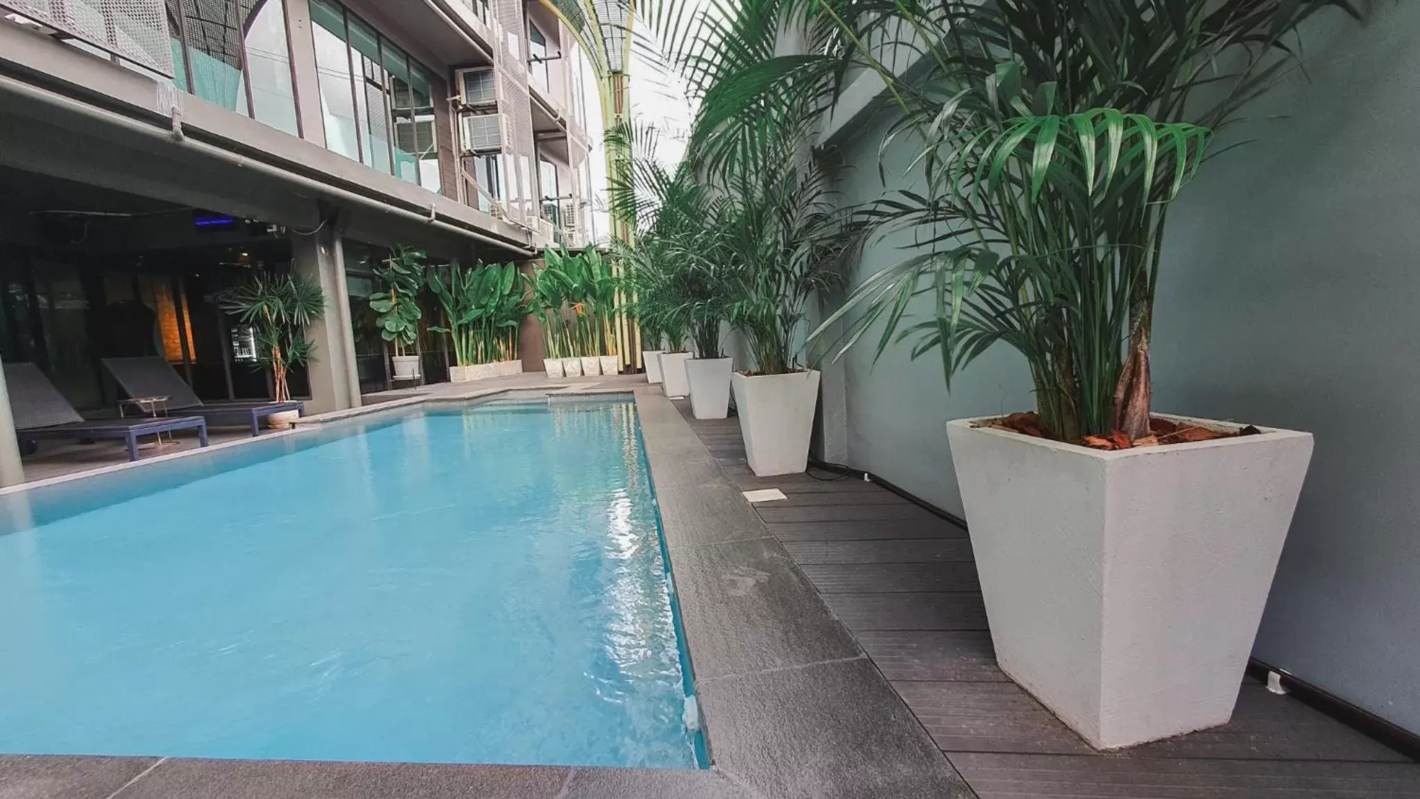Swimming Pool in Hotel Ordinary Bangkok