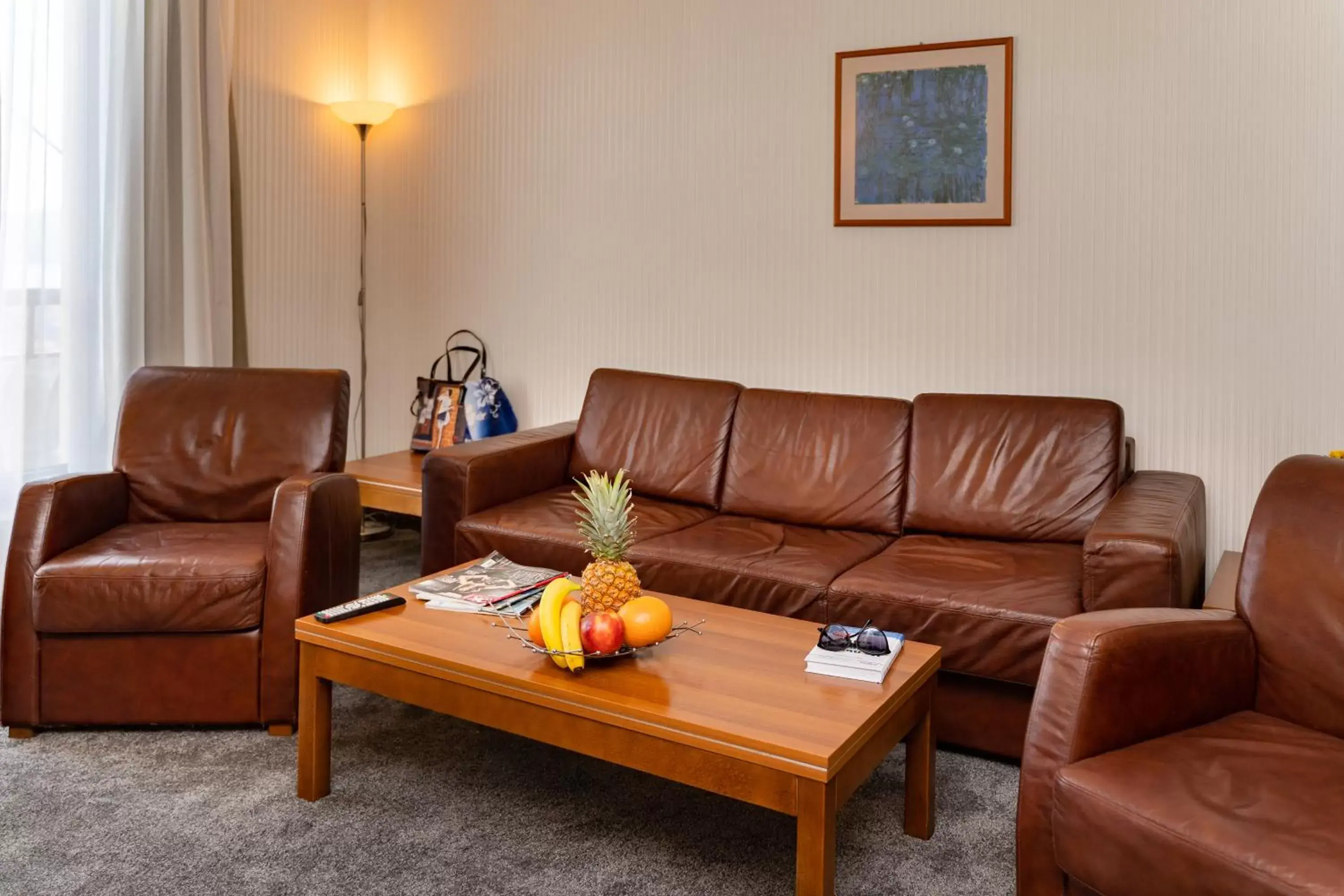 Seating Area in Panorama Hotel - Free EV Charging Station