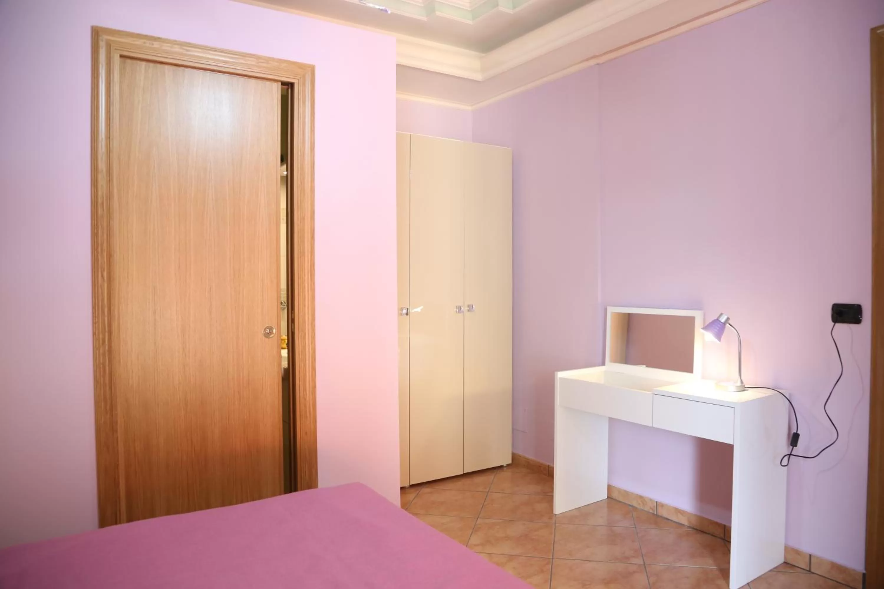 Bed, Seating Area in Villa Manno