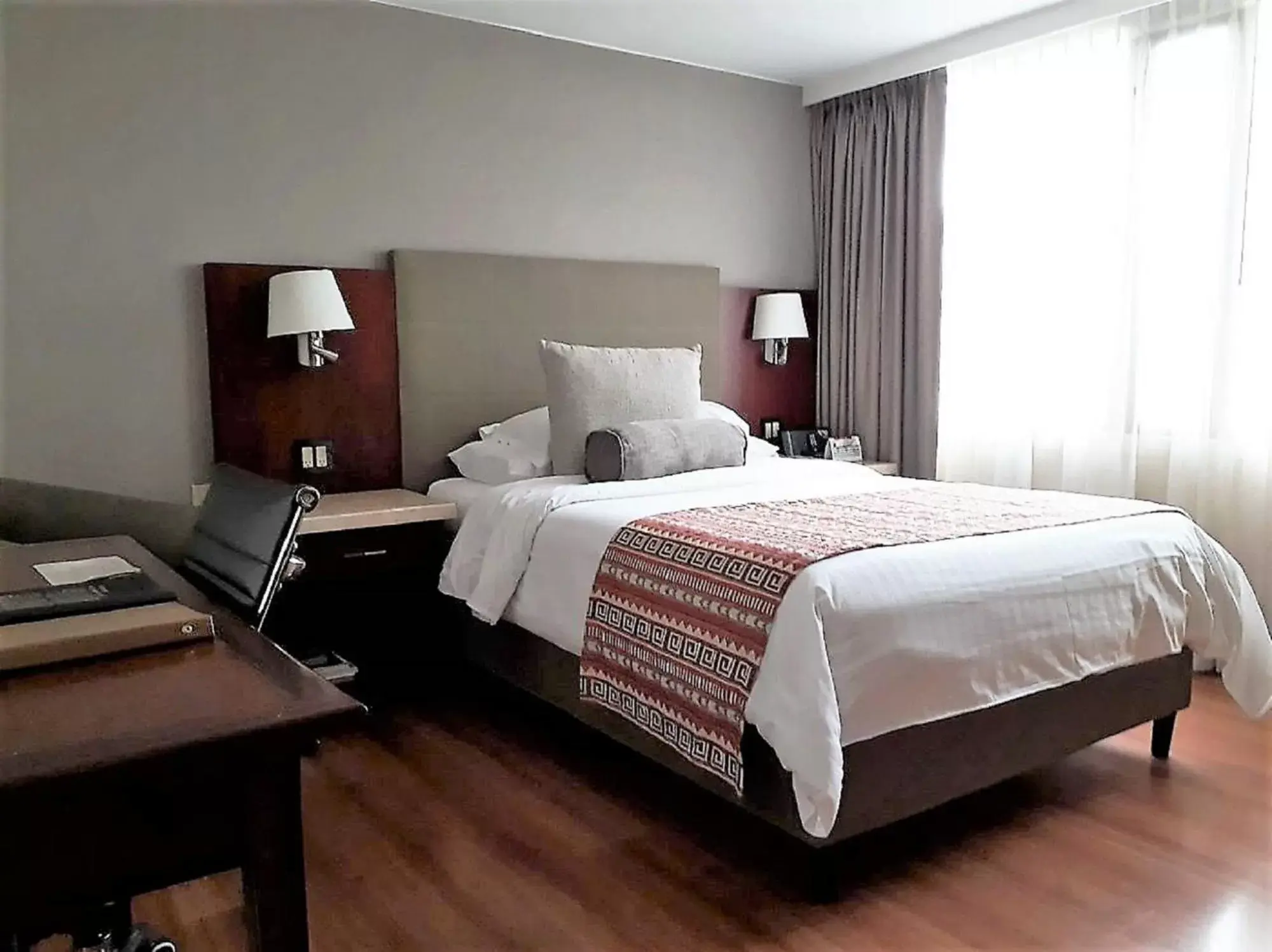 Bed in Bogota Plaza Hotel