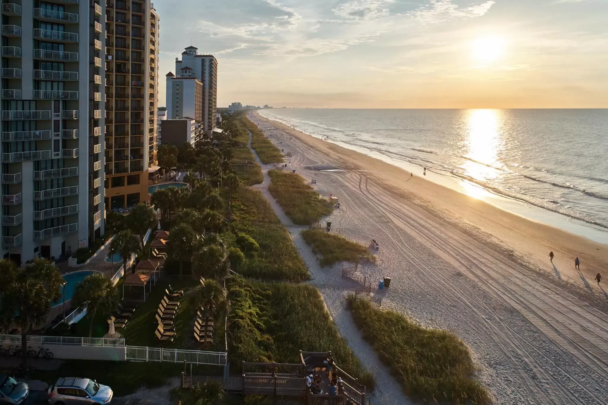 Bird's eye view in The Strand - A Boutique Resort