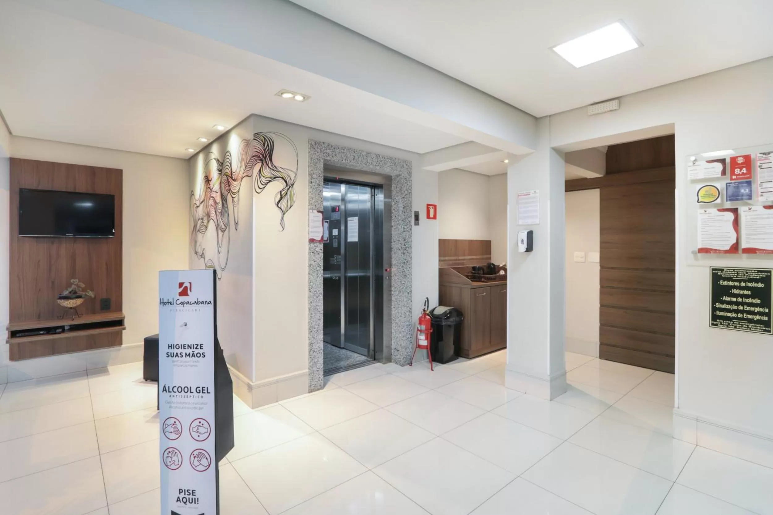 Property building in Hotel Copacabana Piracicaba