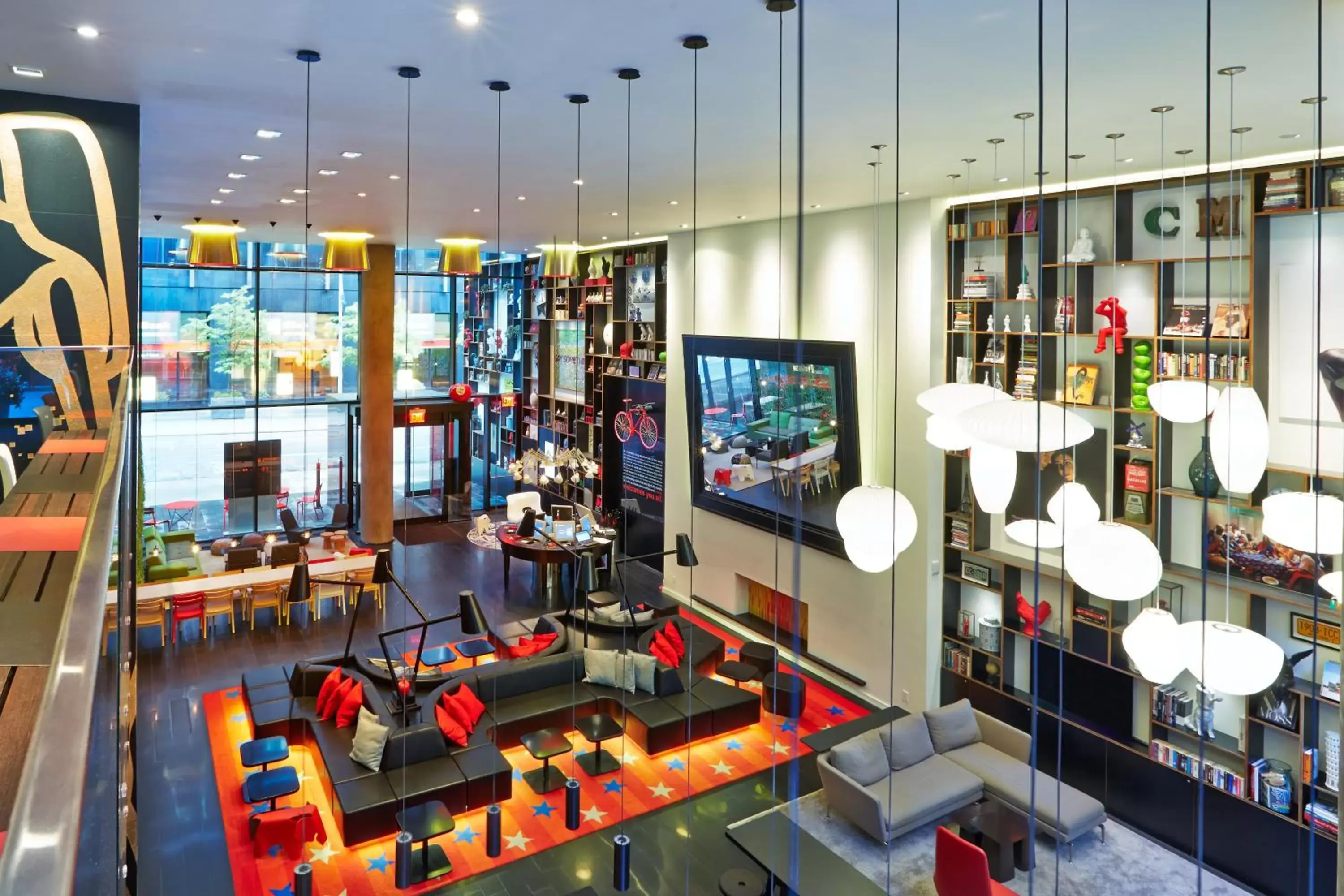 Lobby or reception in citizenM New York Times Square