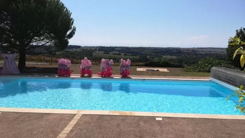 Day, Swimming Pool in Domaine de Cayre