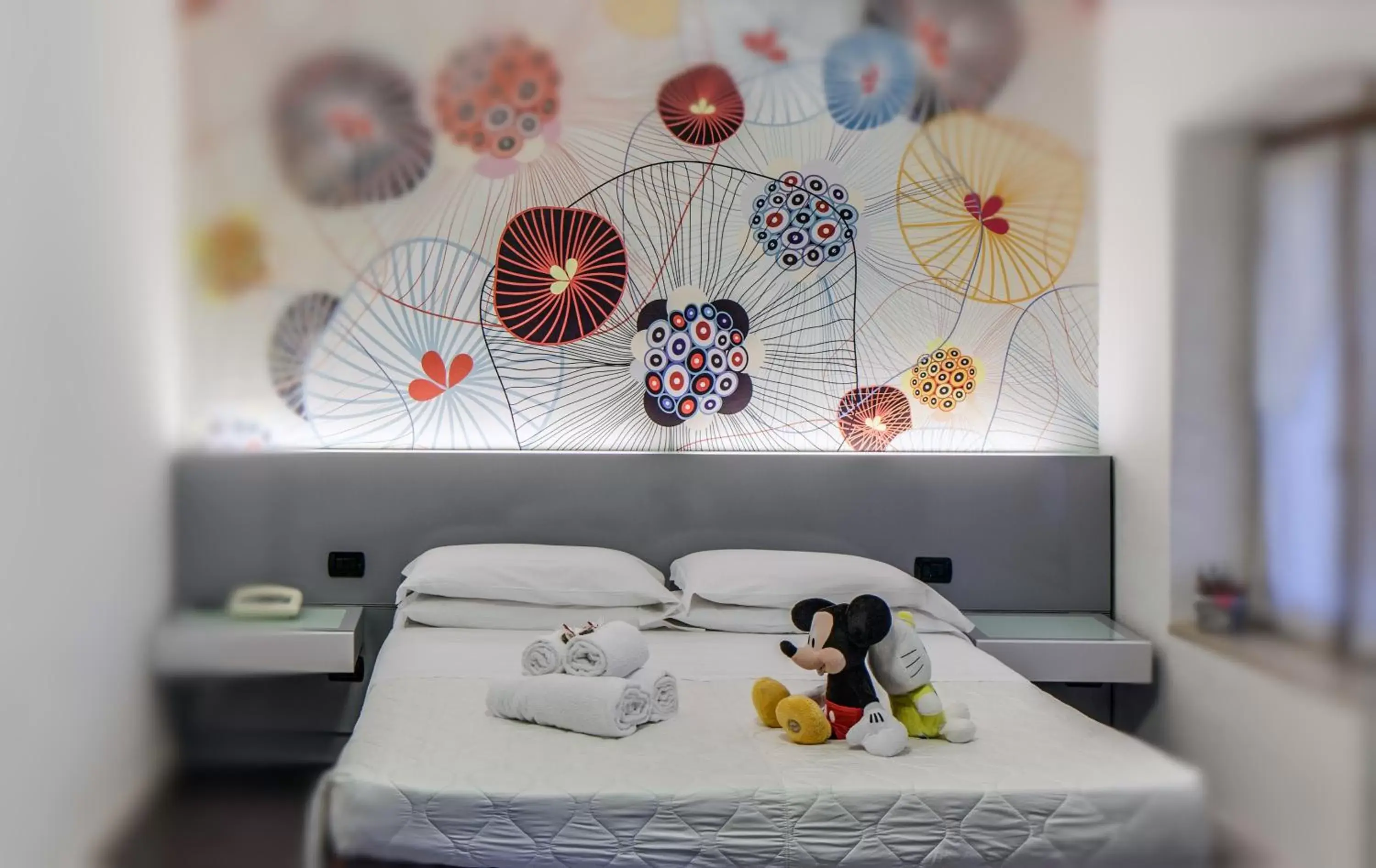 Decorative detail, Bed in Hotel Gattopardo