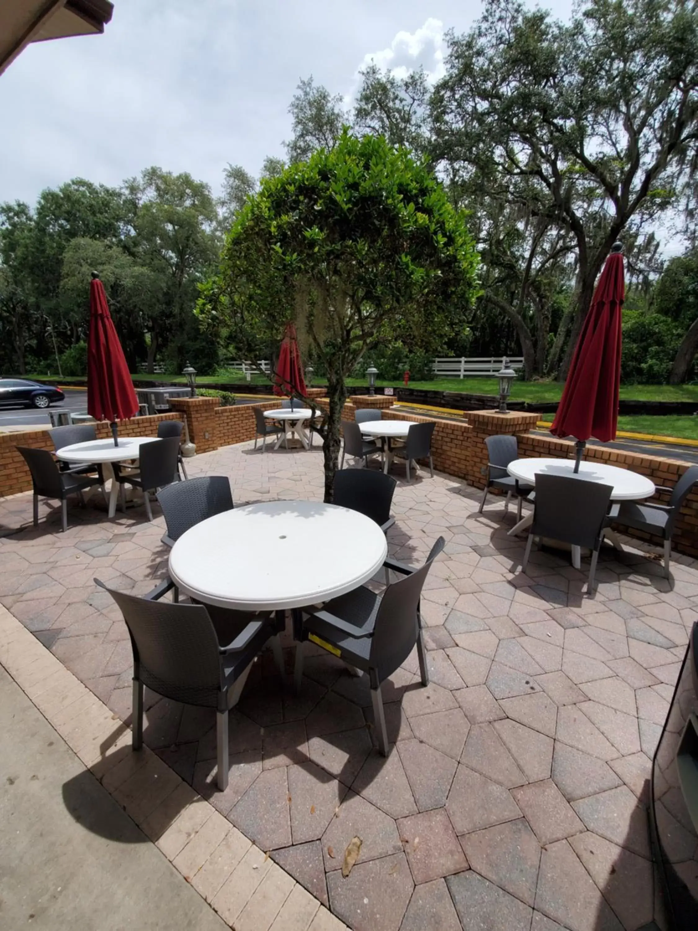 Patio in Ramada by Wyndham Temple Terrace/Tampa North