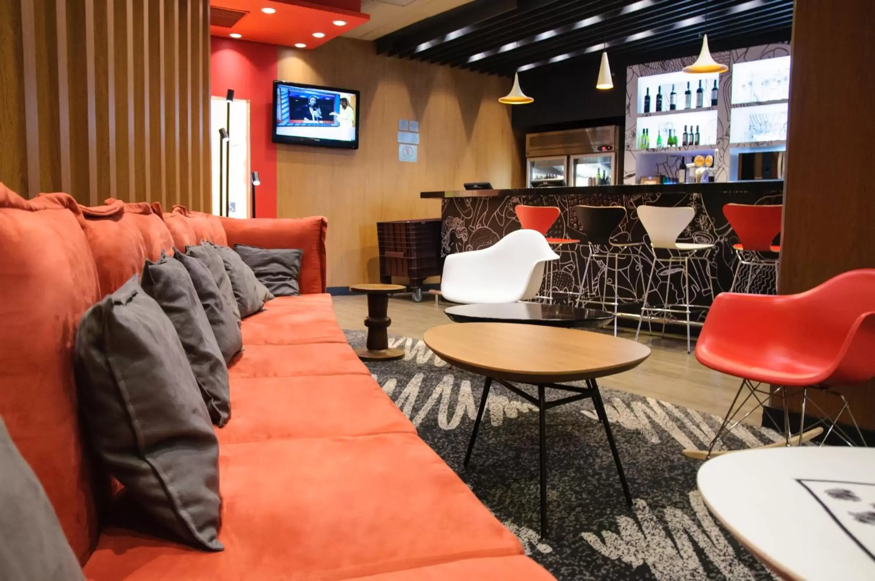 Lobby or reception, Lounge/Bar in ibis Sao Paulo Paulista