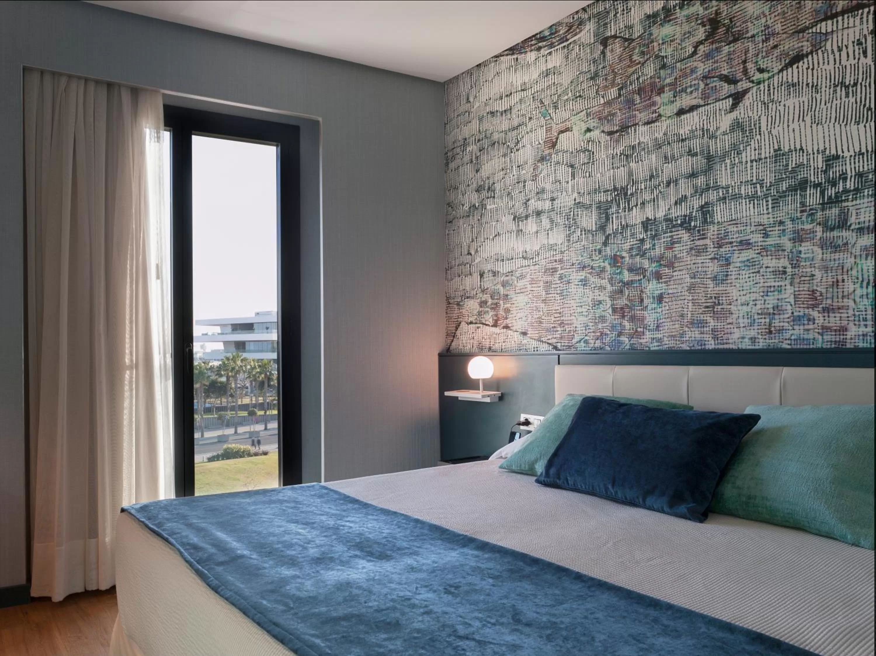 Bedroom, Bed in Hotel Neptuno Playa & Spa