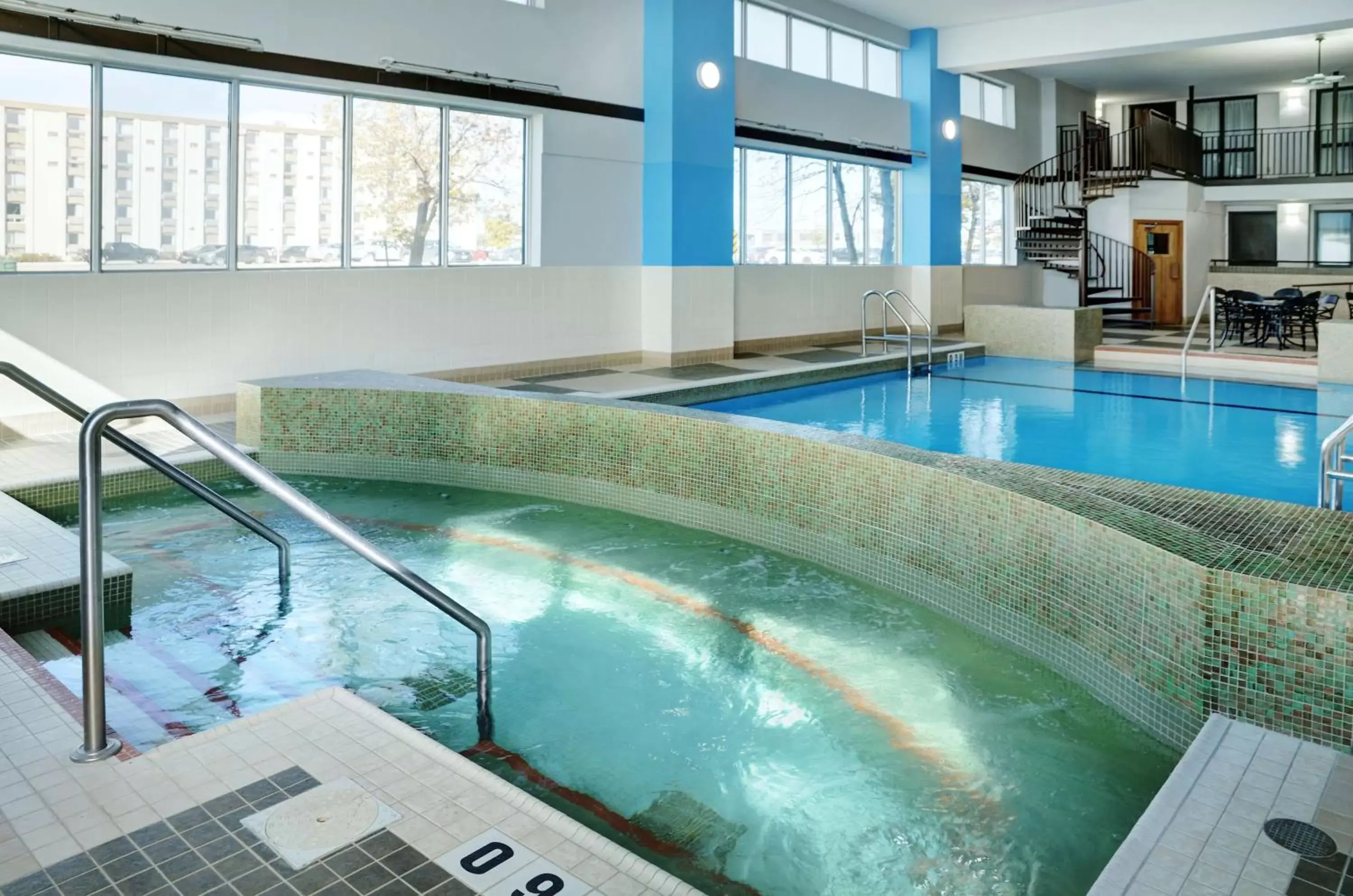Pool view, Swimming Pool in Hilton Winnipeg Airport Suites