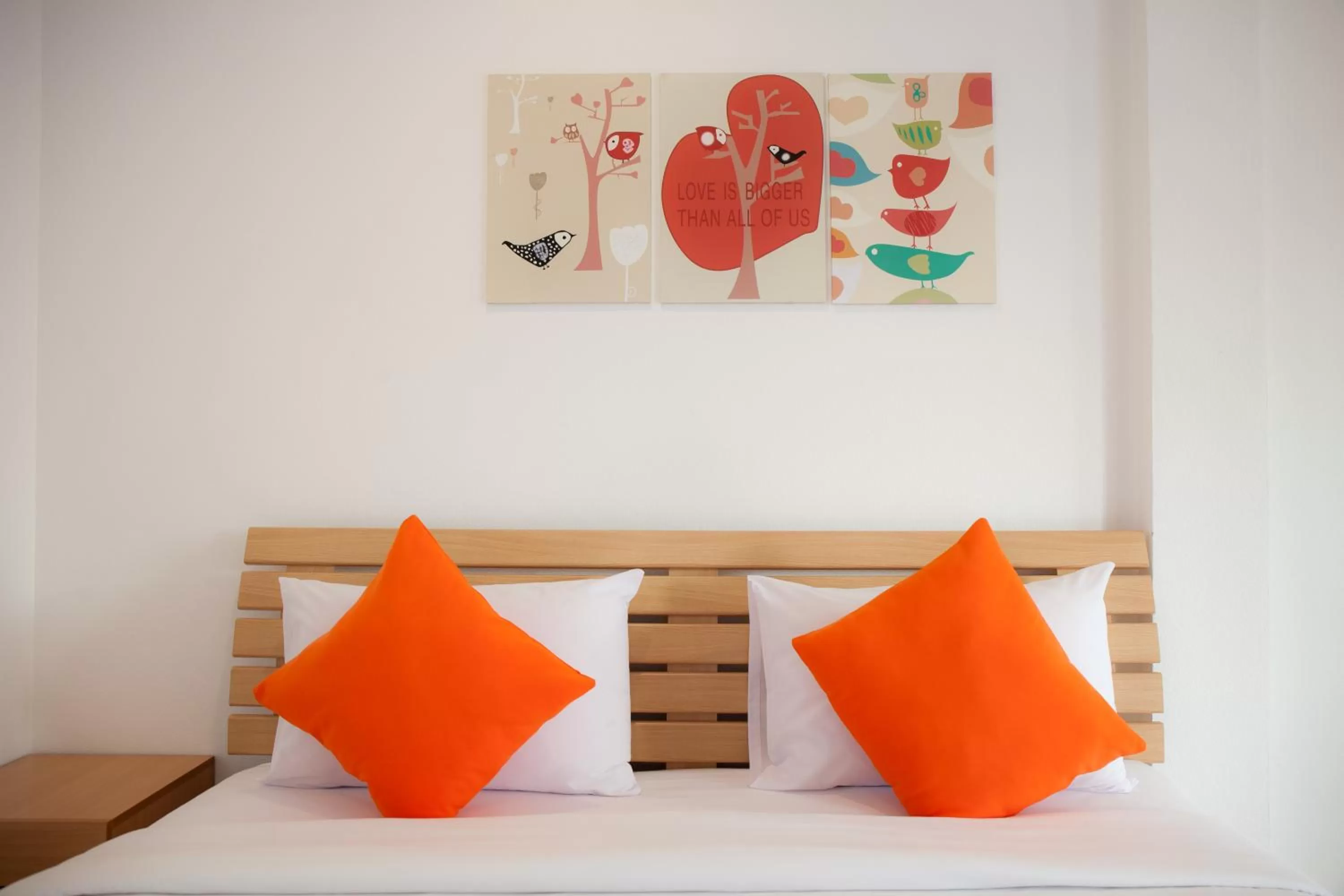 Bed in Meesuk ChiangRai Hotel, SHA Certified