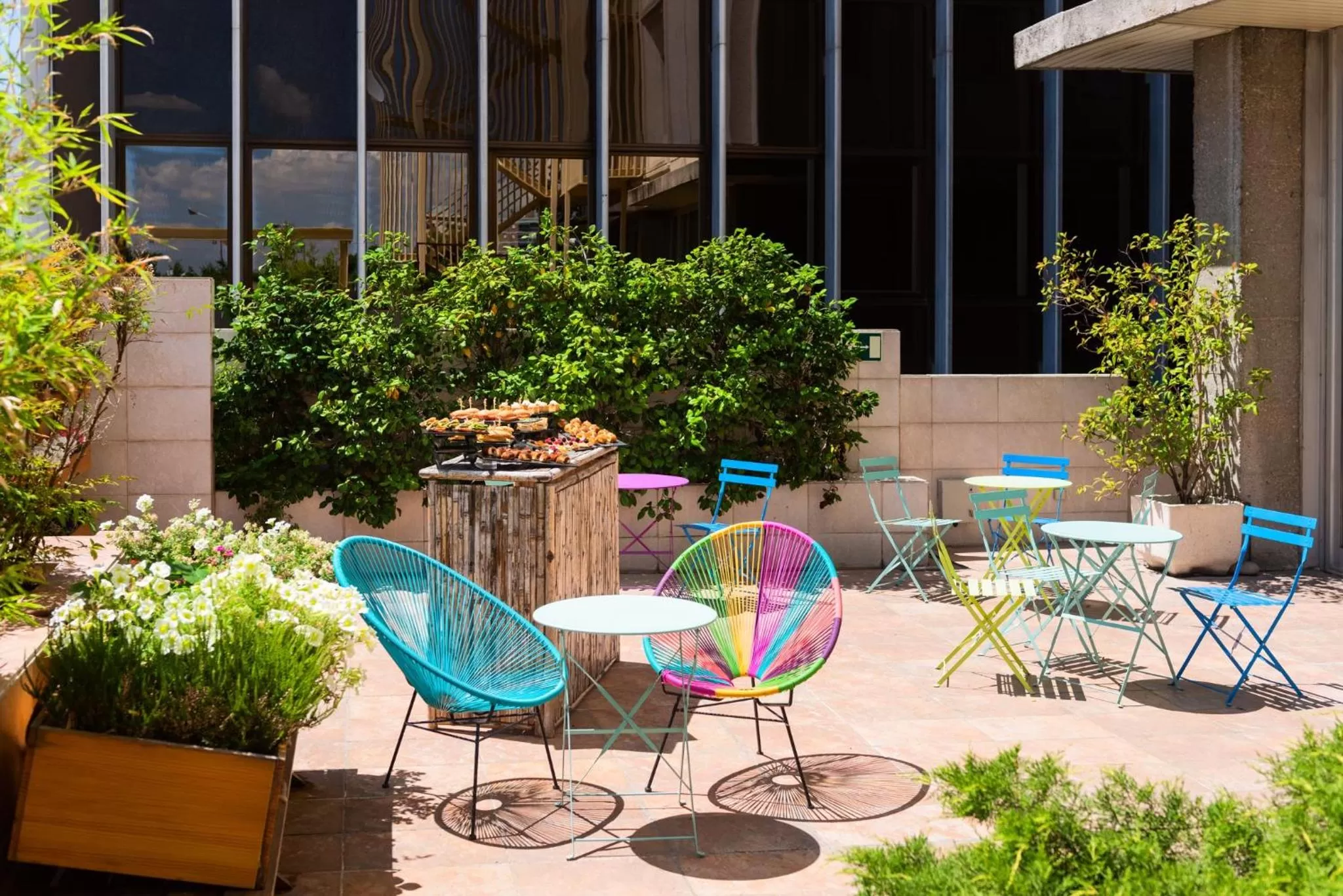 Balcony/Terrace in Hotel Madrid Chamartín, Affiliated by Meliá