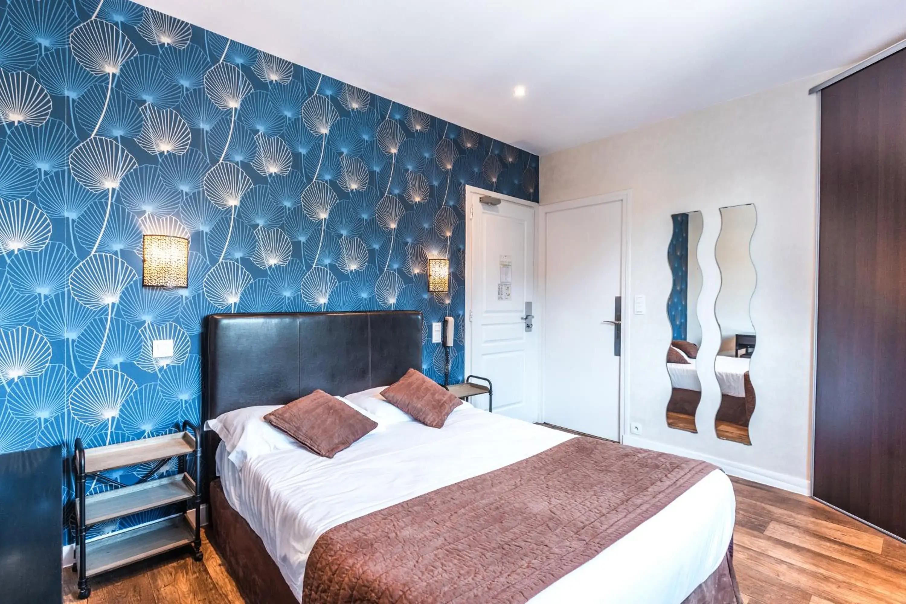 Decorative detail, Bed in Hotel Belle Vue Royan