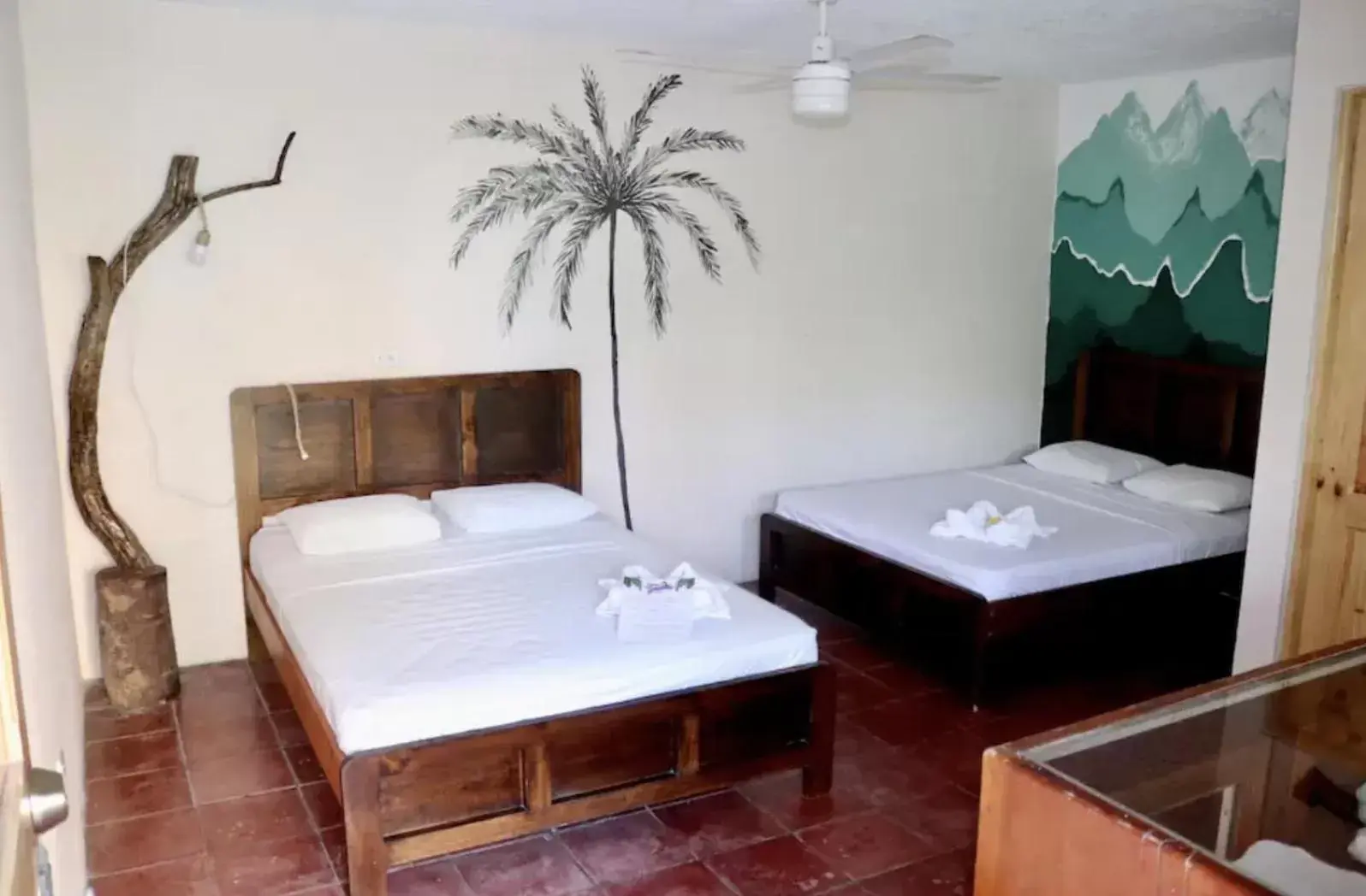 Bed in Casa G - Manuel Antonio oceanview hotel