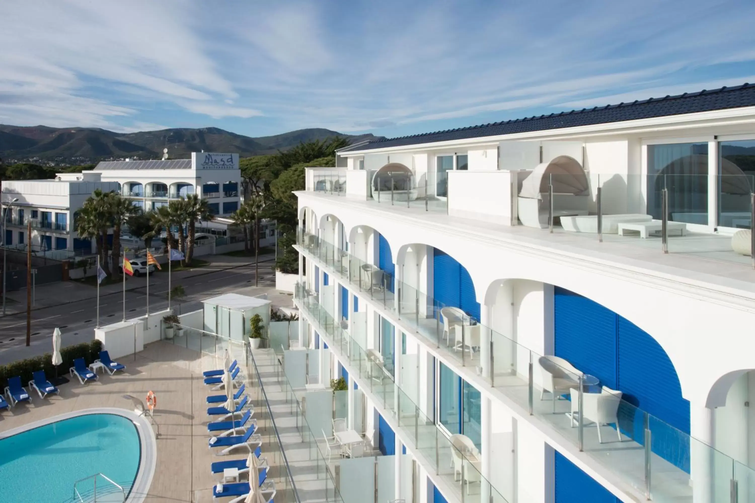 Facade/entrance, Pool View in Masd Mediterraneo Hotel Apartamentos Spa