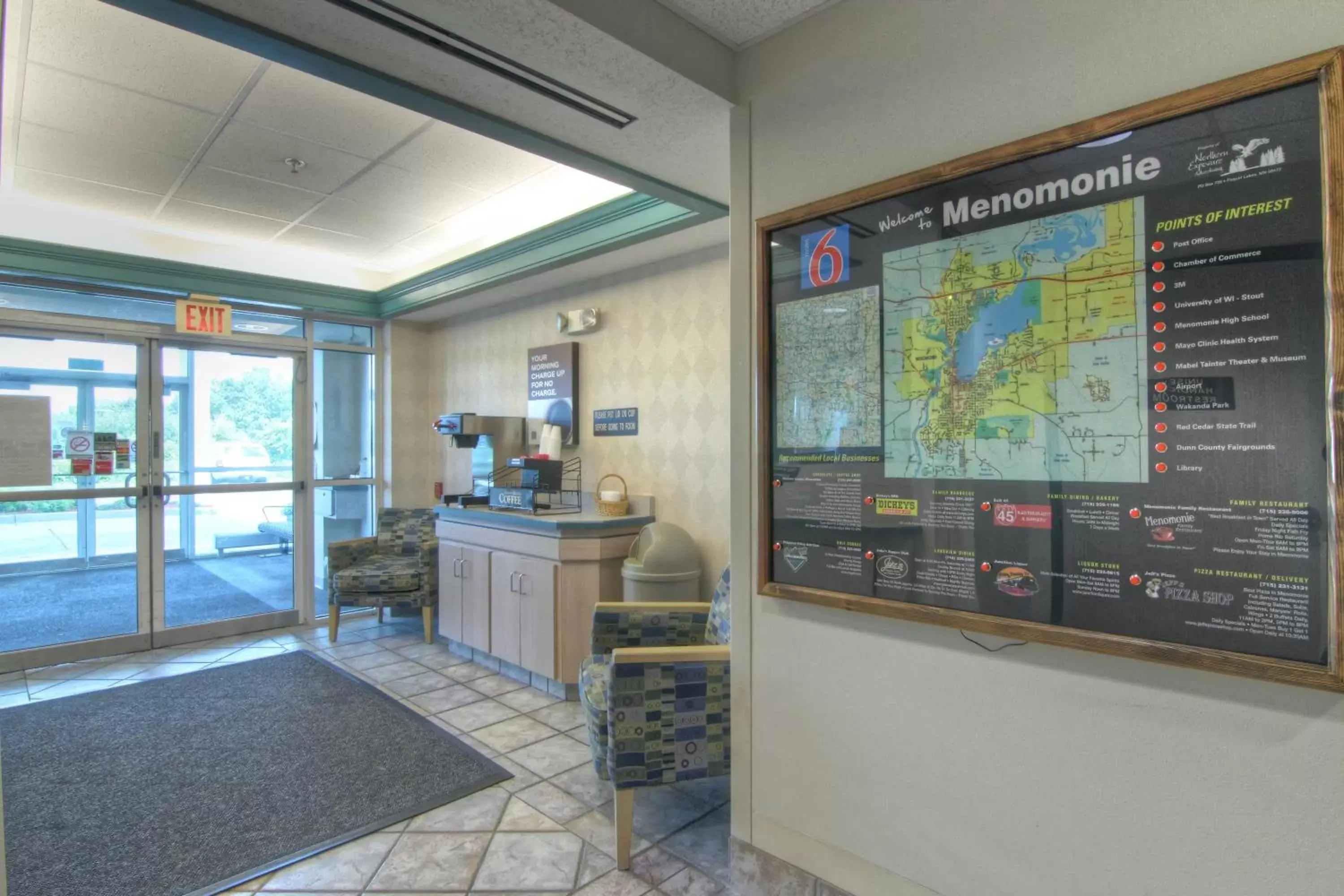 Lobby or reception, Lobby/Reception in Motel 6-Menomonie, WI