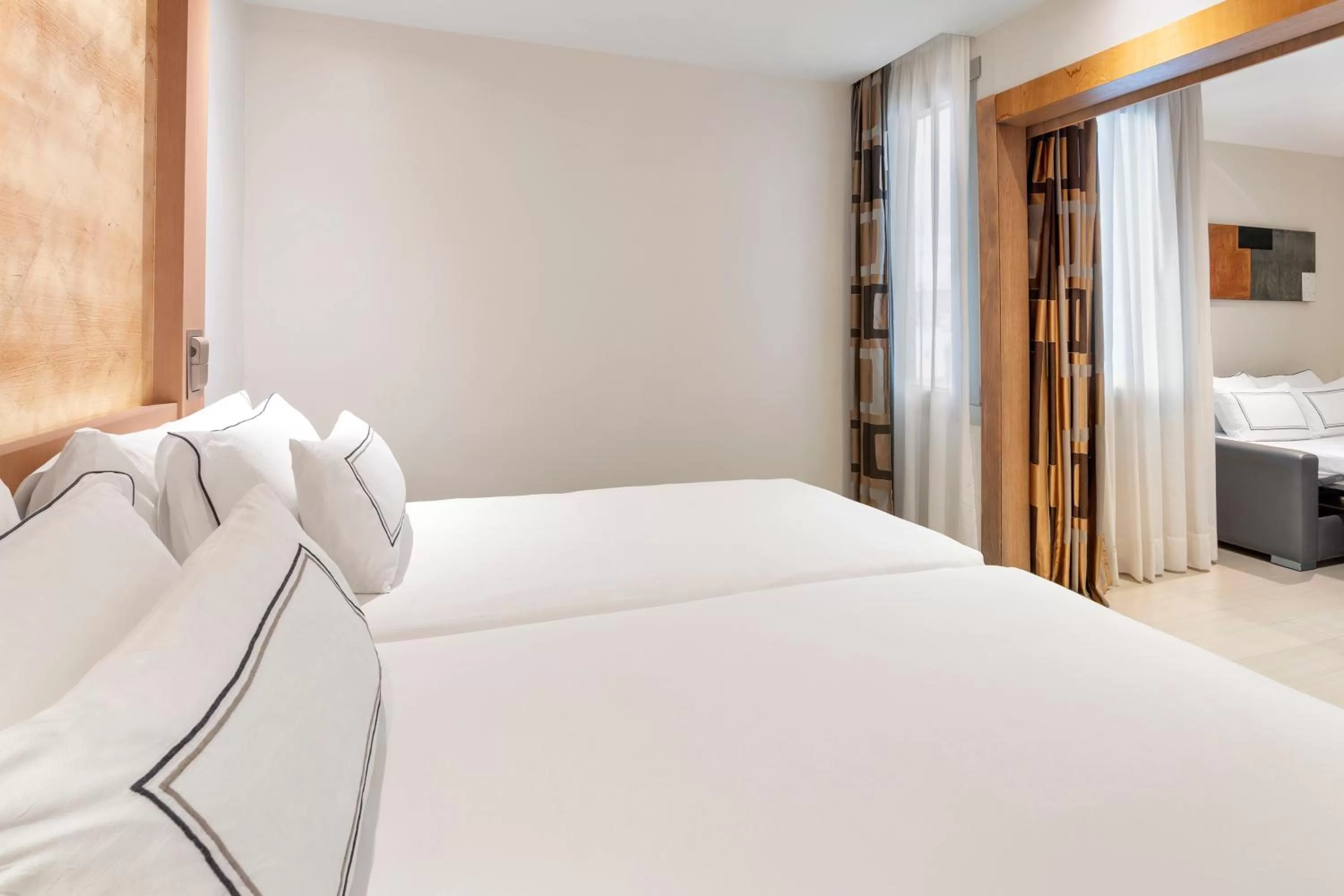 Bed in Melia Sevilla