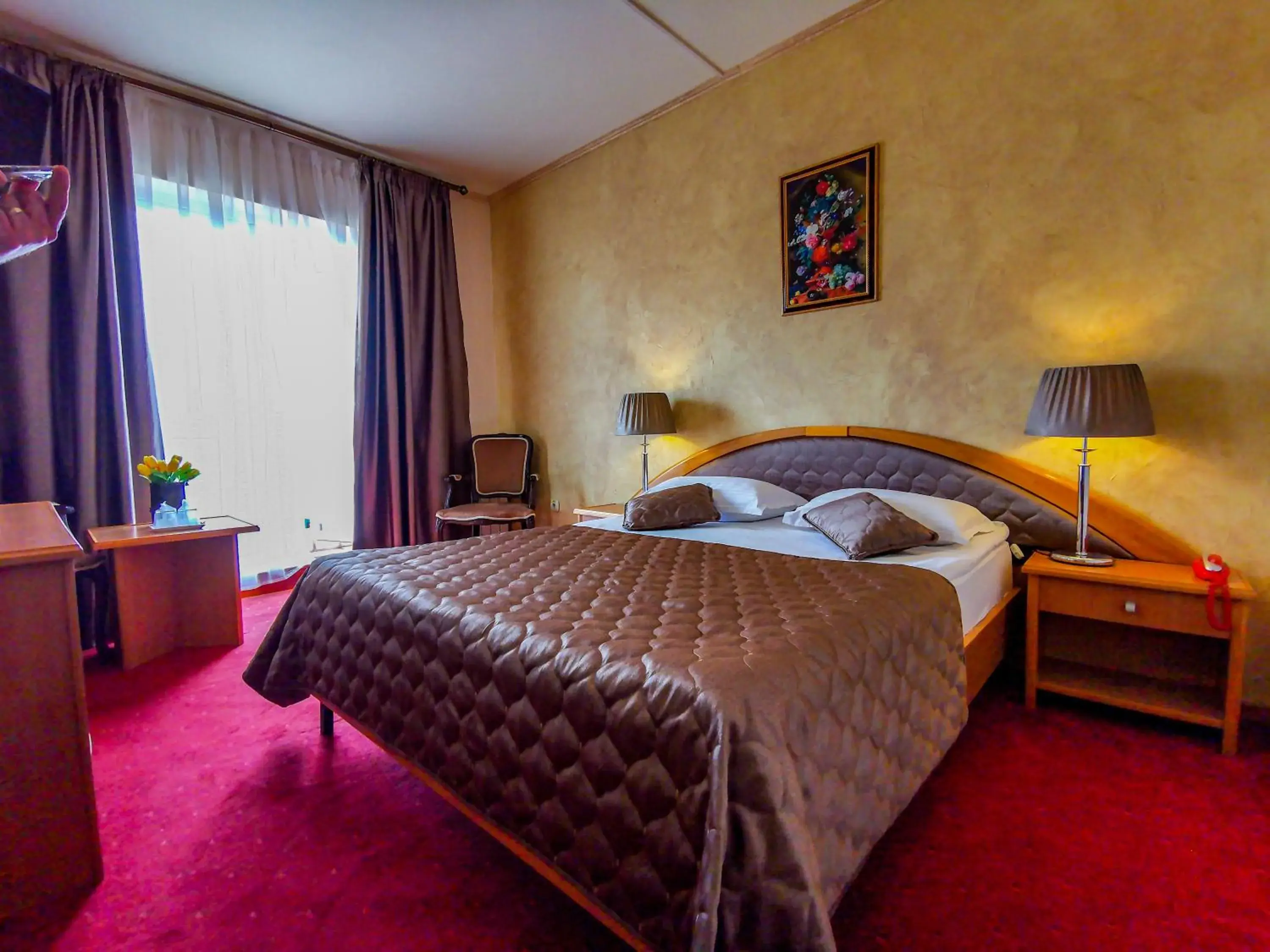 Bed in Hotel Belvedere