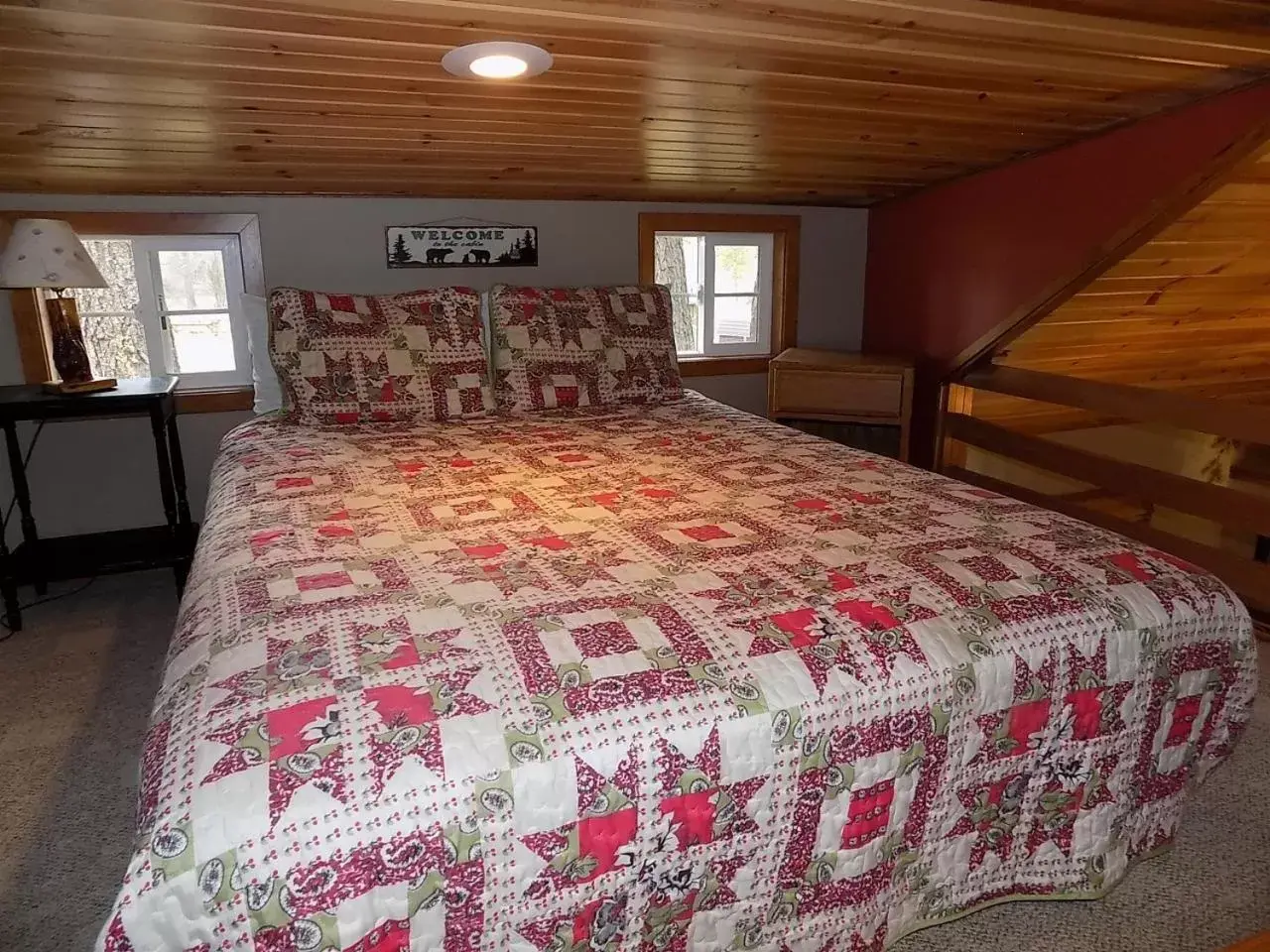 Bed in Cold Springs Resort