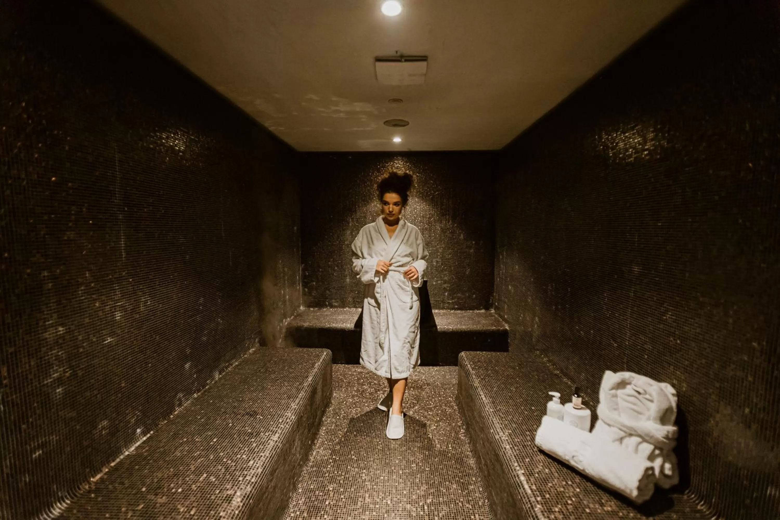 Steam room in Privilege Hotel & Spa