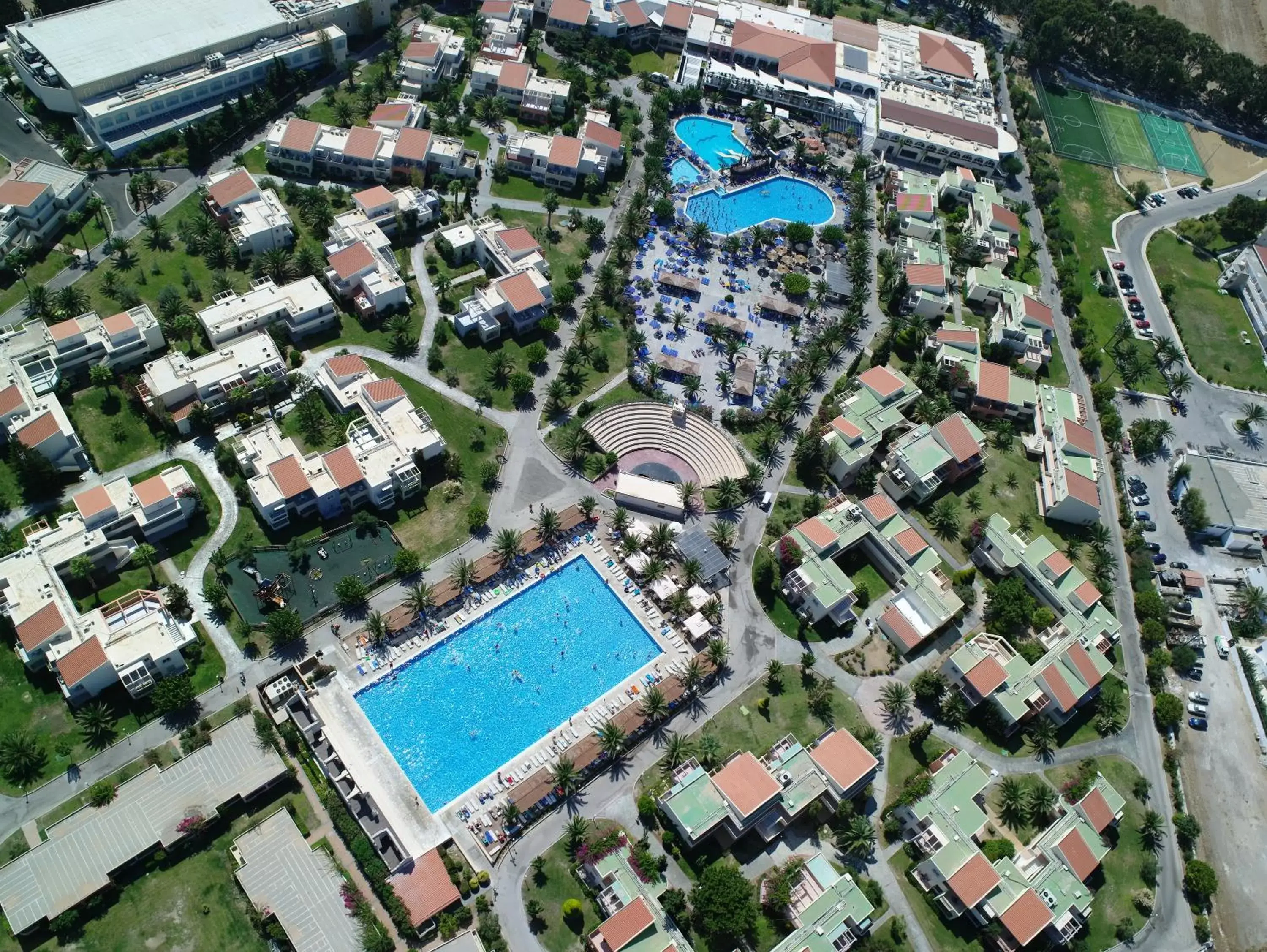 Bird's eye view in Kipriotis Village Resort Bird's eye view in Kipriotis Village Resort