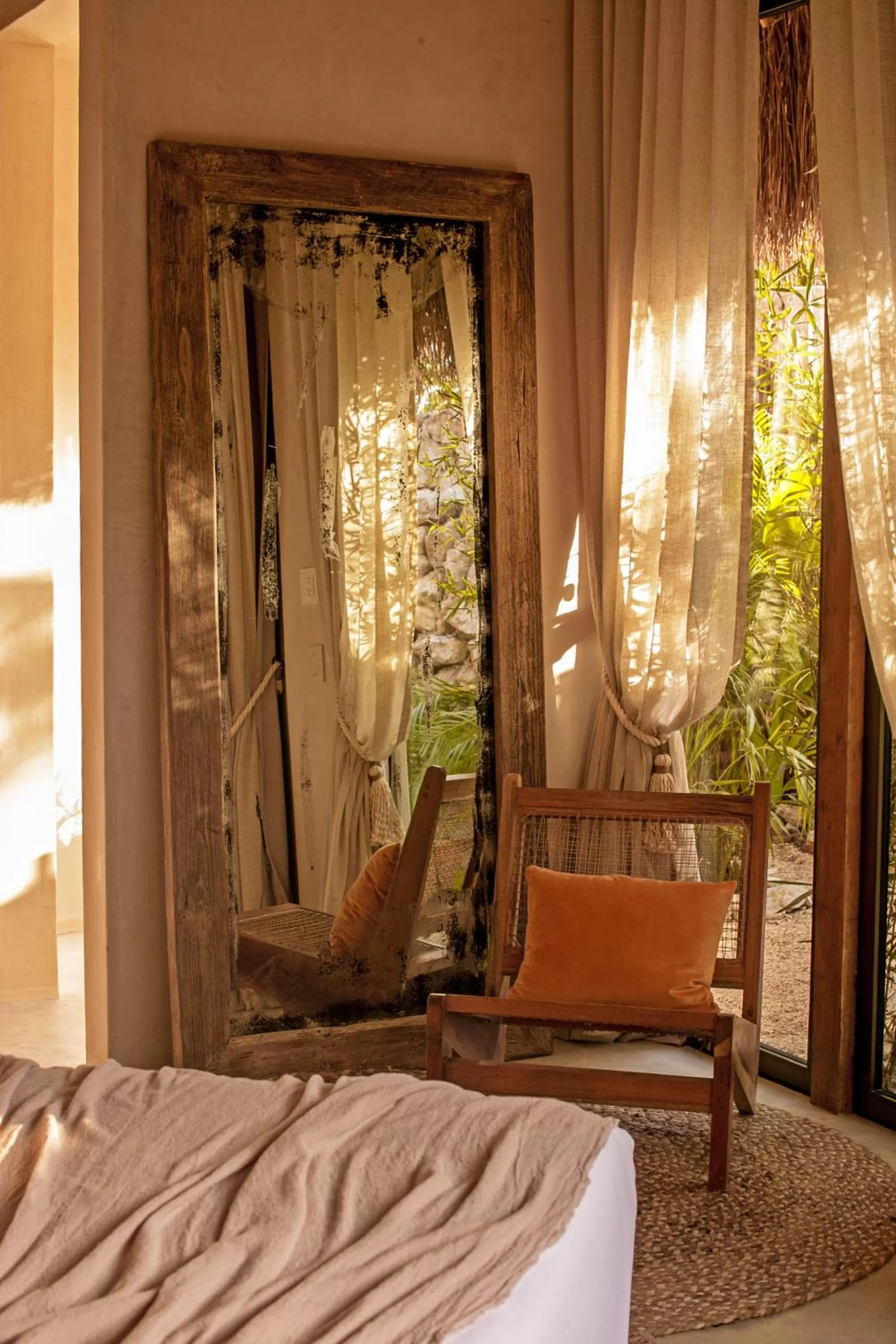 Bed in Hotel Muaré Tulum Wellness and Spa