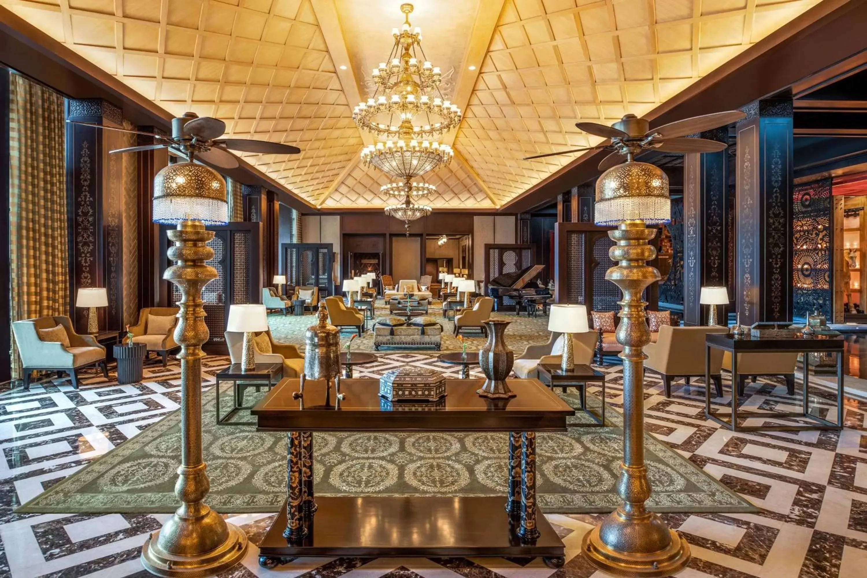 Lobby or reception, Restaurant/Places to Eat in The St. Regis Cairo