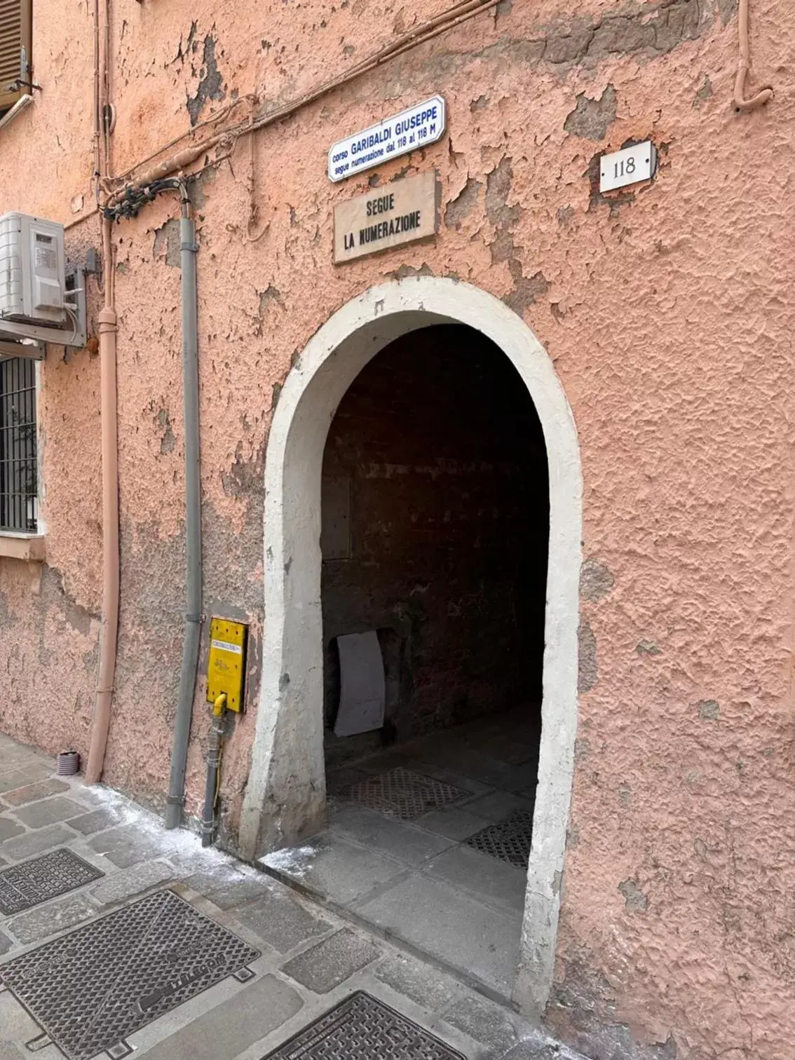 Facade/entrance in B&B La Fortezza