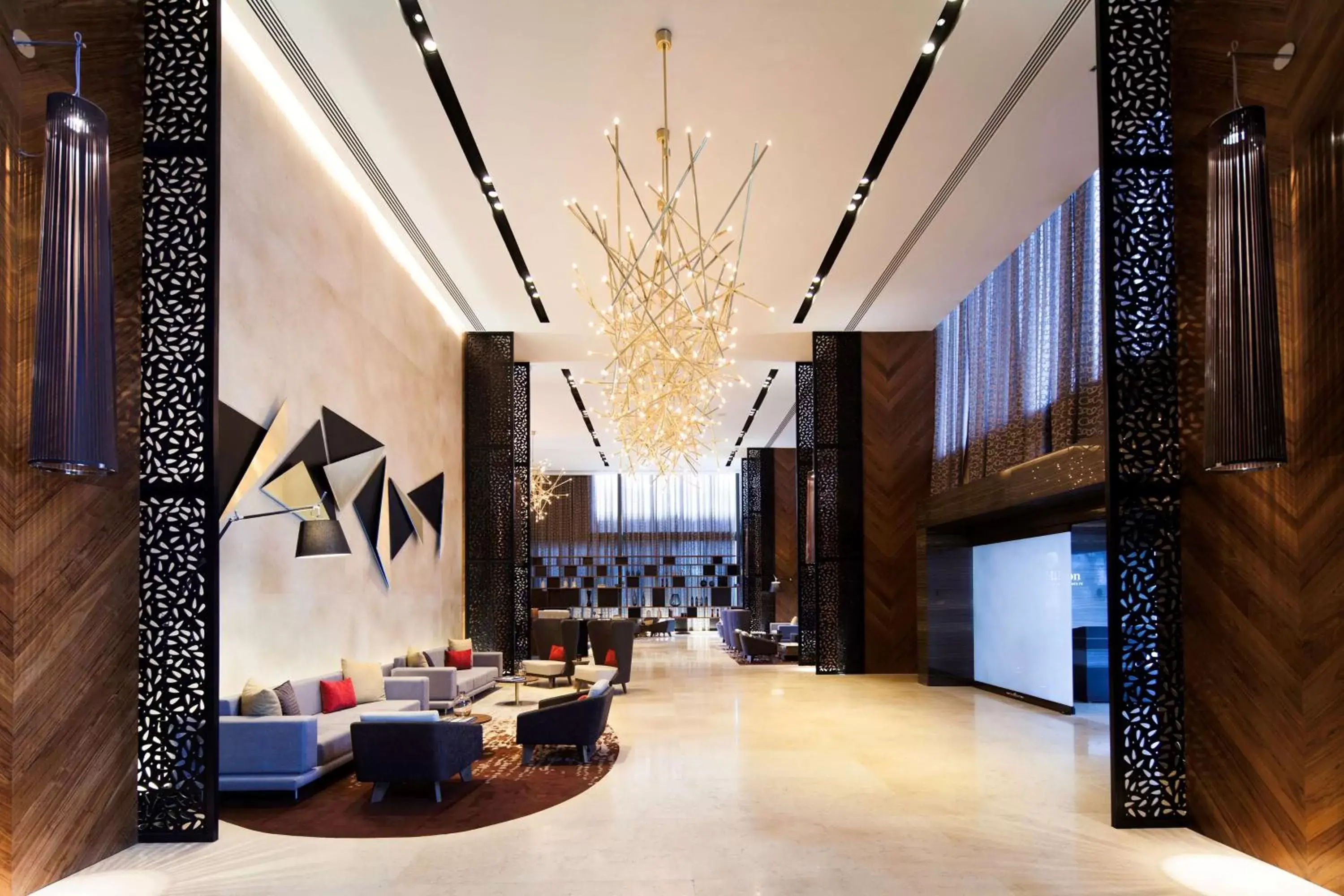Lobby or reception, Lobby/Reception in Hilton Mexico City Santa Fe