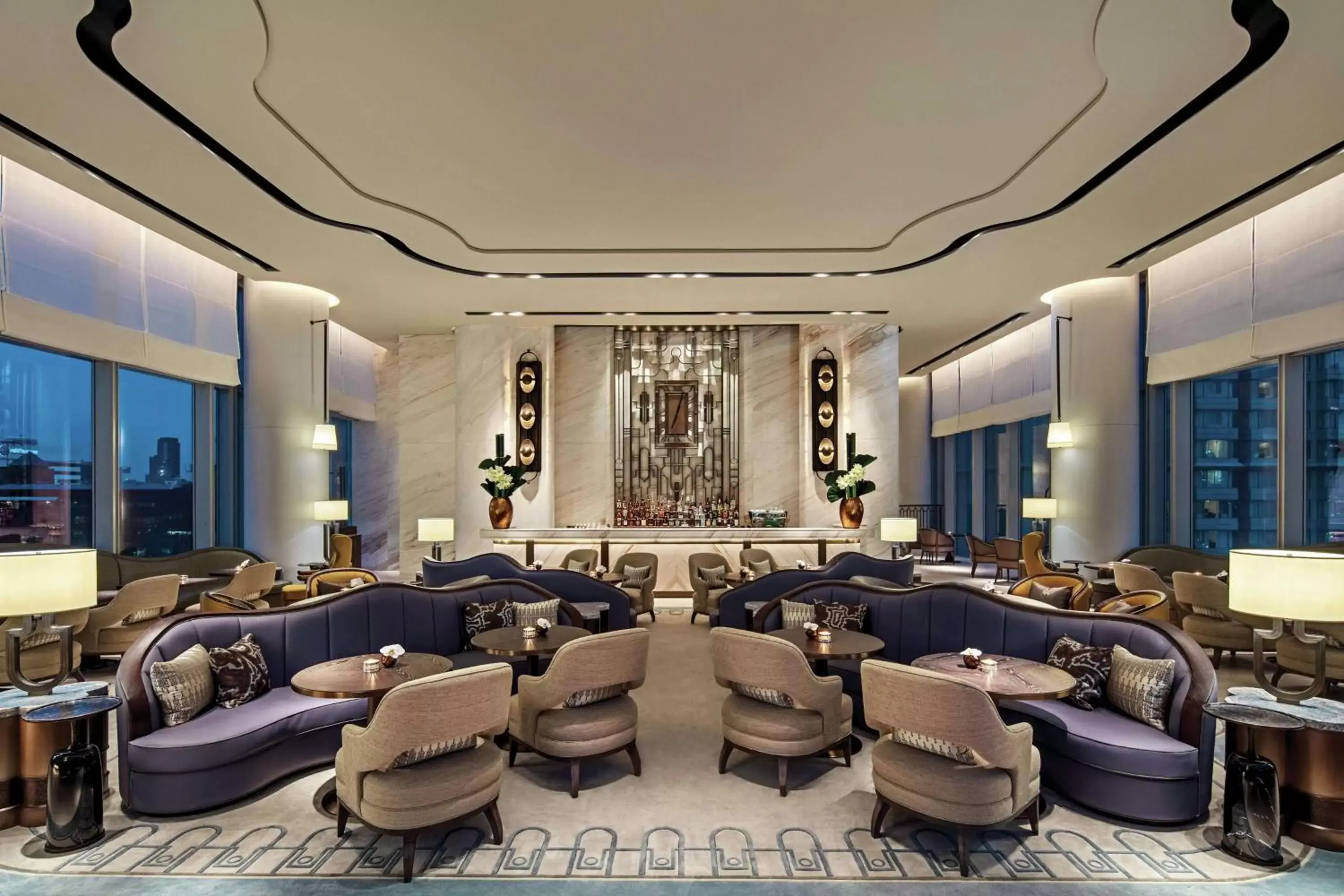 Dining area in Waldorf Astoria Bangkok