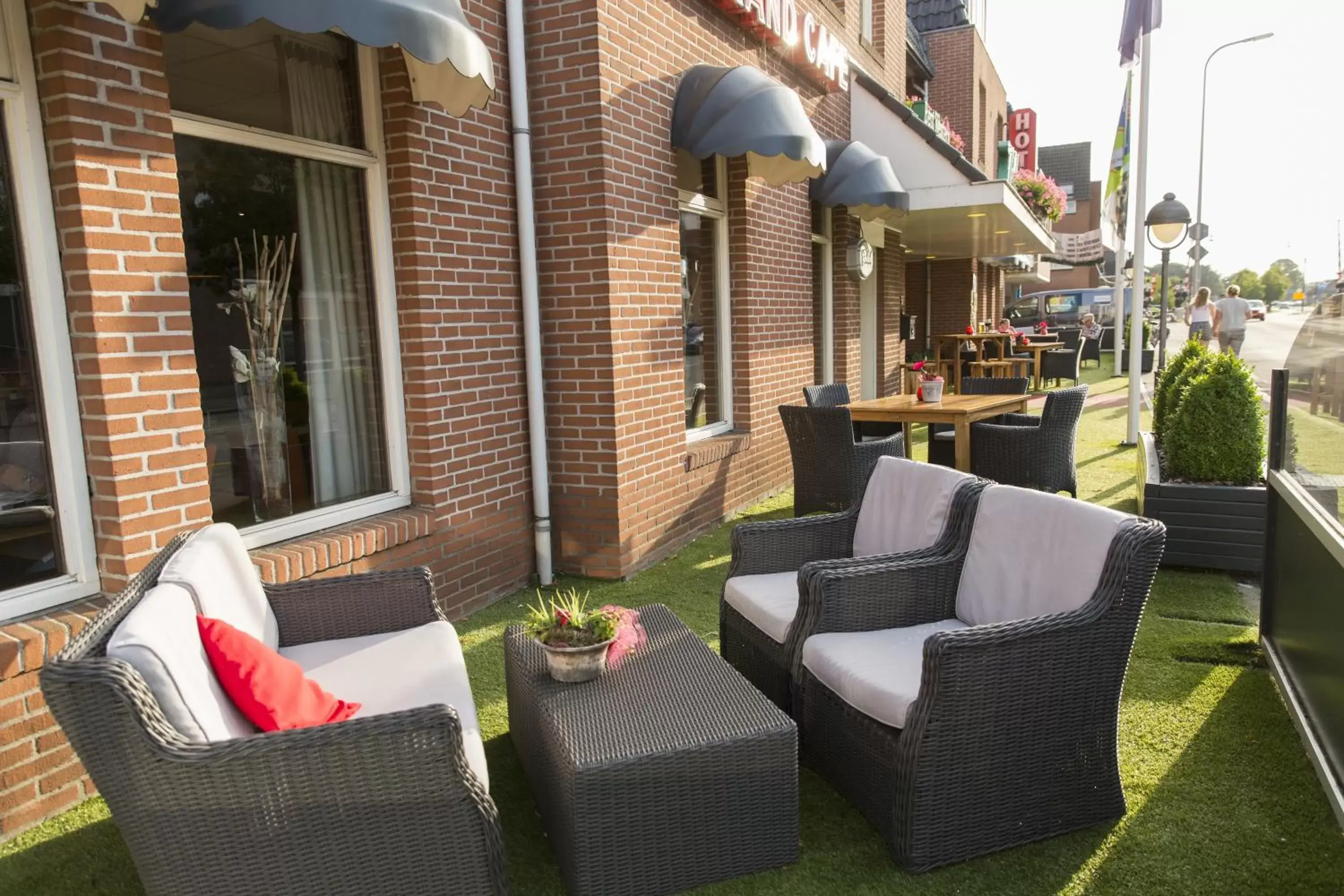 Balcony/Terrace in Hotel Restaurant Talens Coevorden