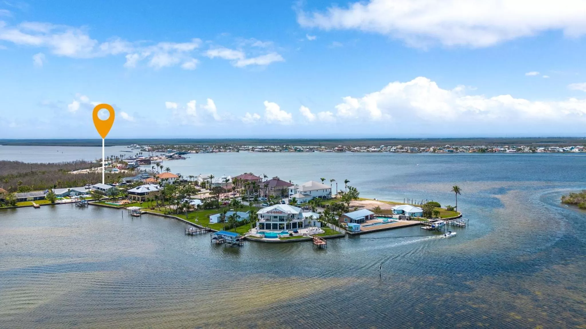 Bird's eye view in Matlacha on Shoreview