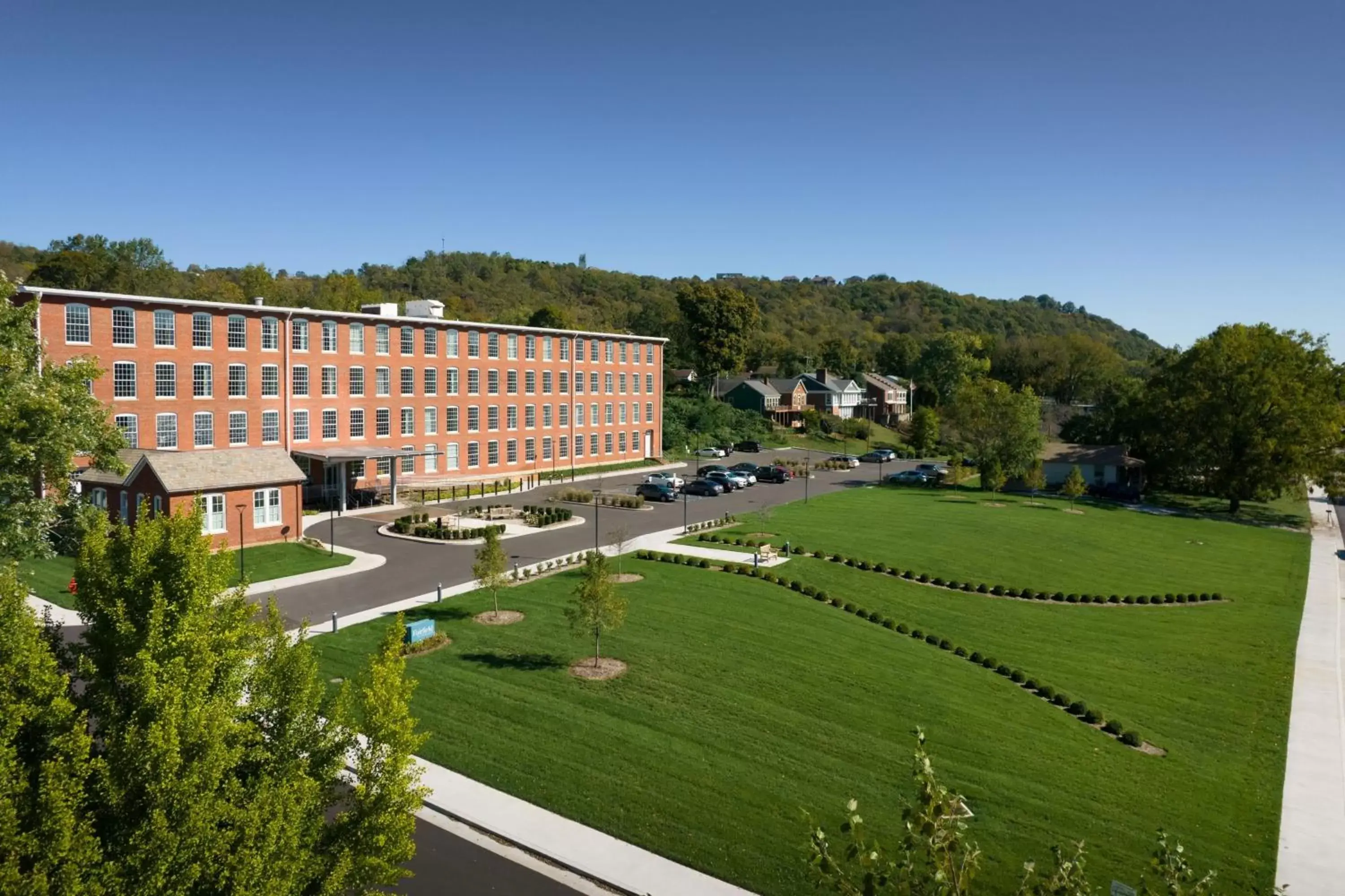 Property building, Bird's-eye View in Fairfield Inn & Suites Madison Historic Eagle Cotton Mill