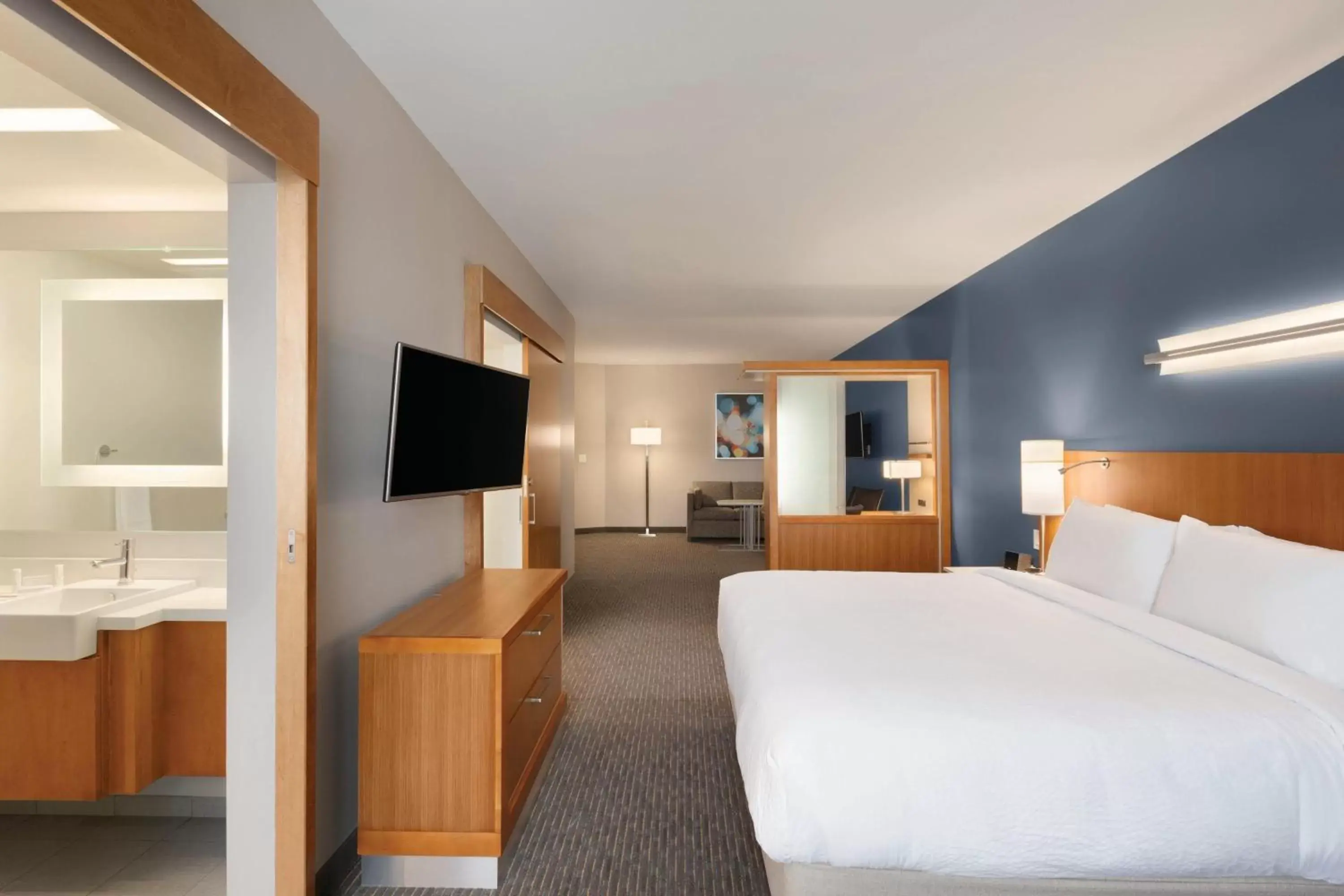 Photo of the whole room, Bed in SpringHill Suites by Marriott Houston Northwest