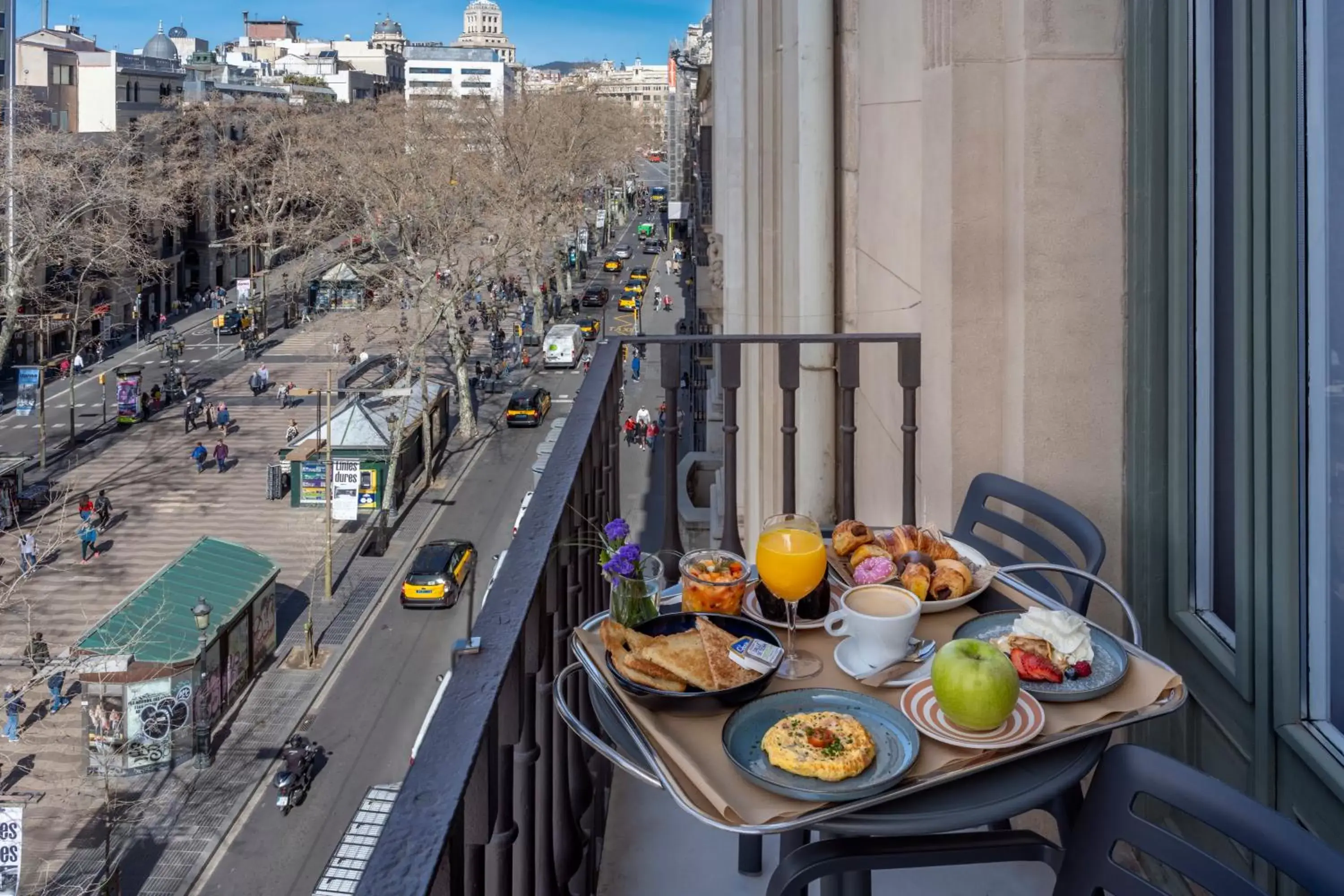 Balcony/Terrace in Hotel Serhs Rivoli Rambla