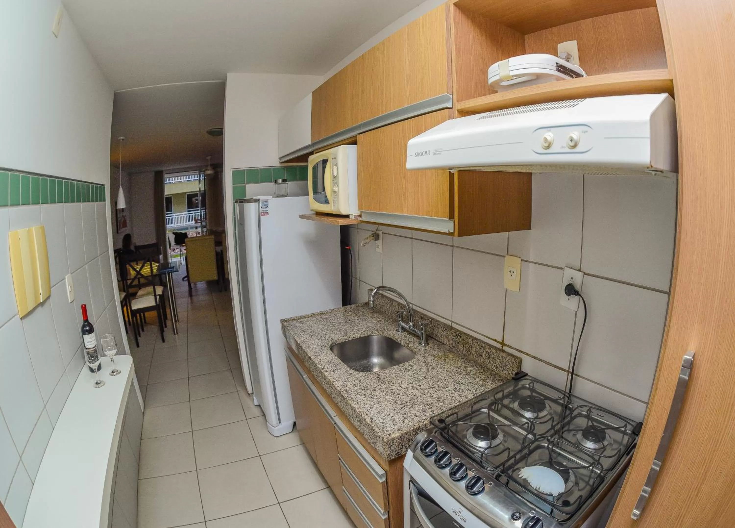 Kitchen or kitchenette in Atlantic Palace Apart-Hotel