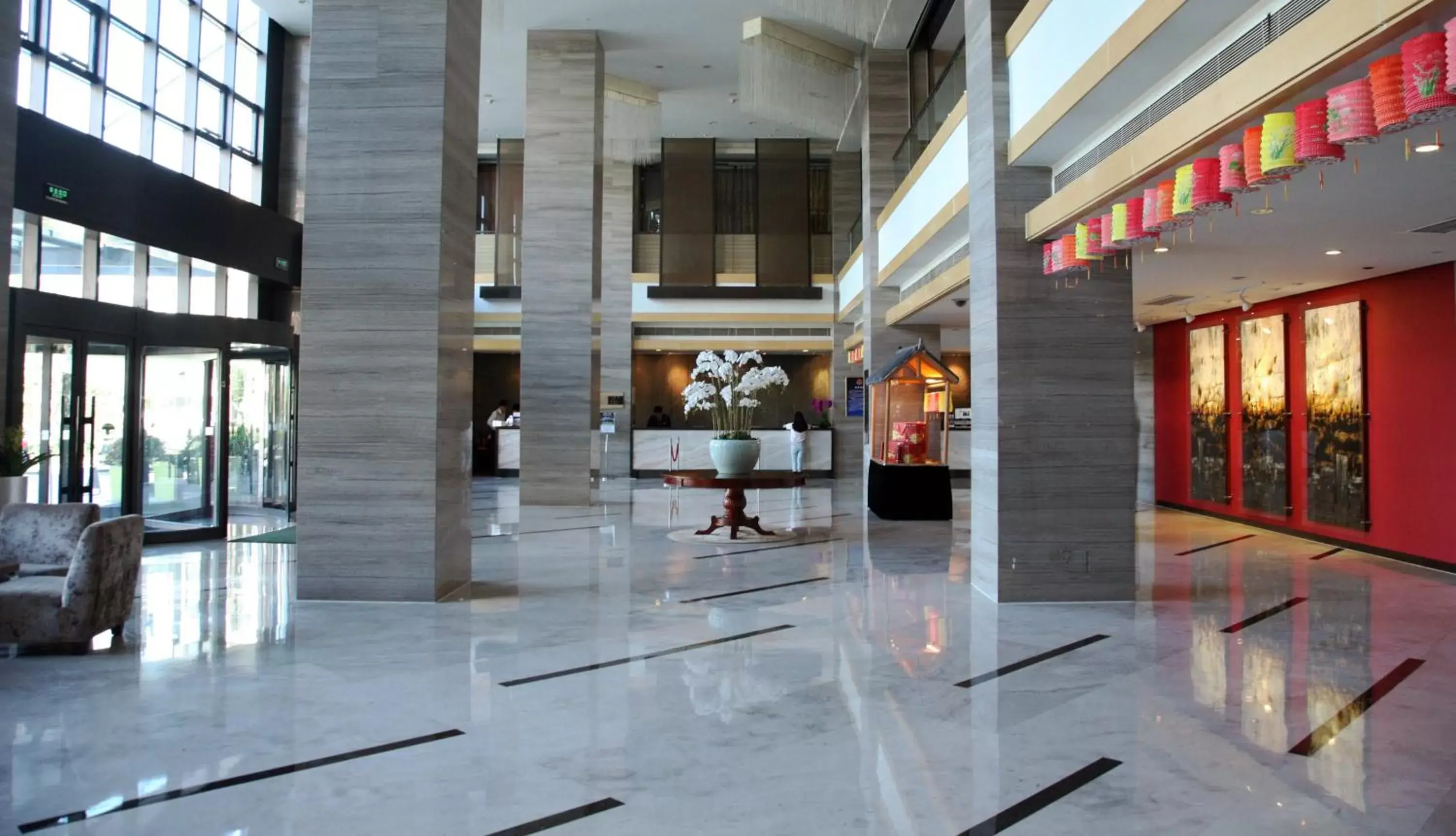 Property building, Lobby/Reception in Holiday Inn Beijing Deshengmen, an IHG Hotel