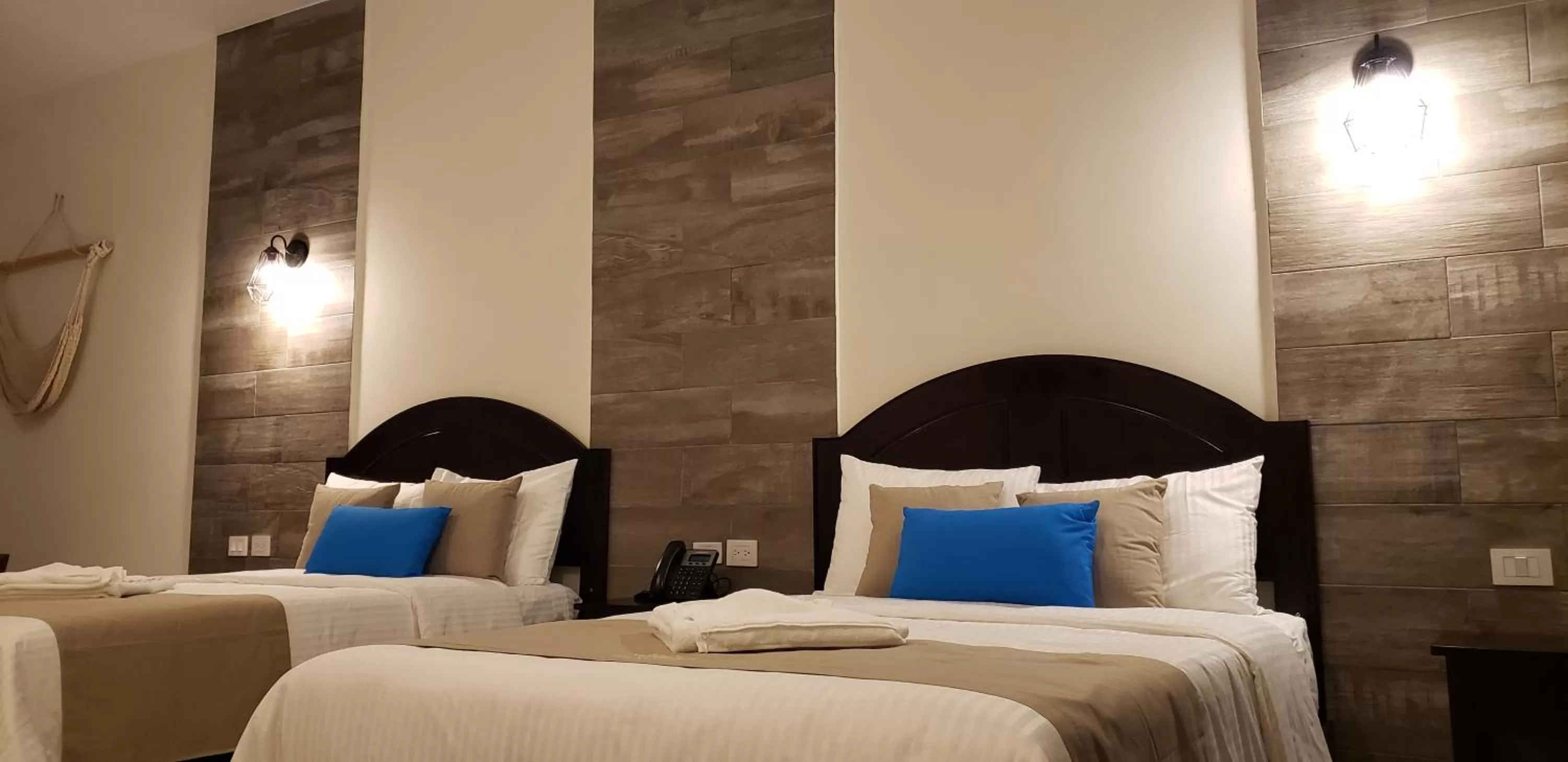 Bed in Hotel Los Frailes, Valladolid, Yucatán