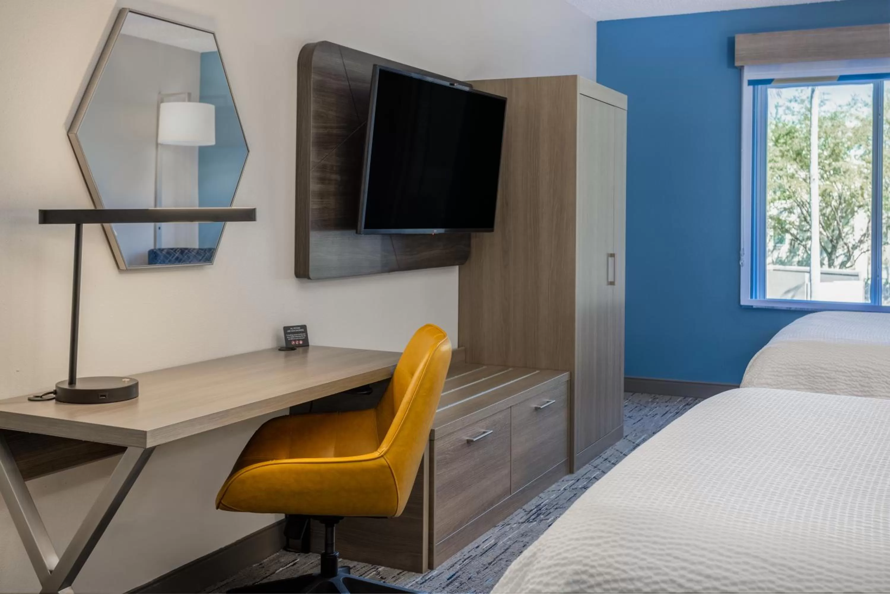 Bedroom, Bed in Holiday Inn Express and Suites Tampa I-75 at Bruce B. Downs by IHG