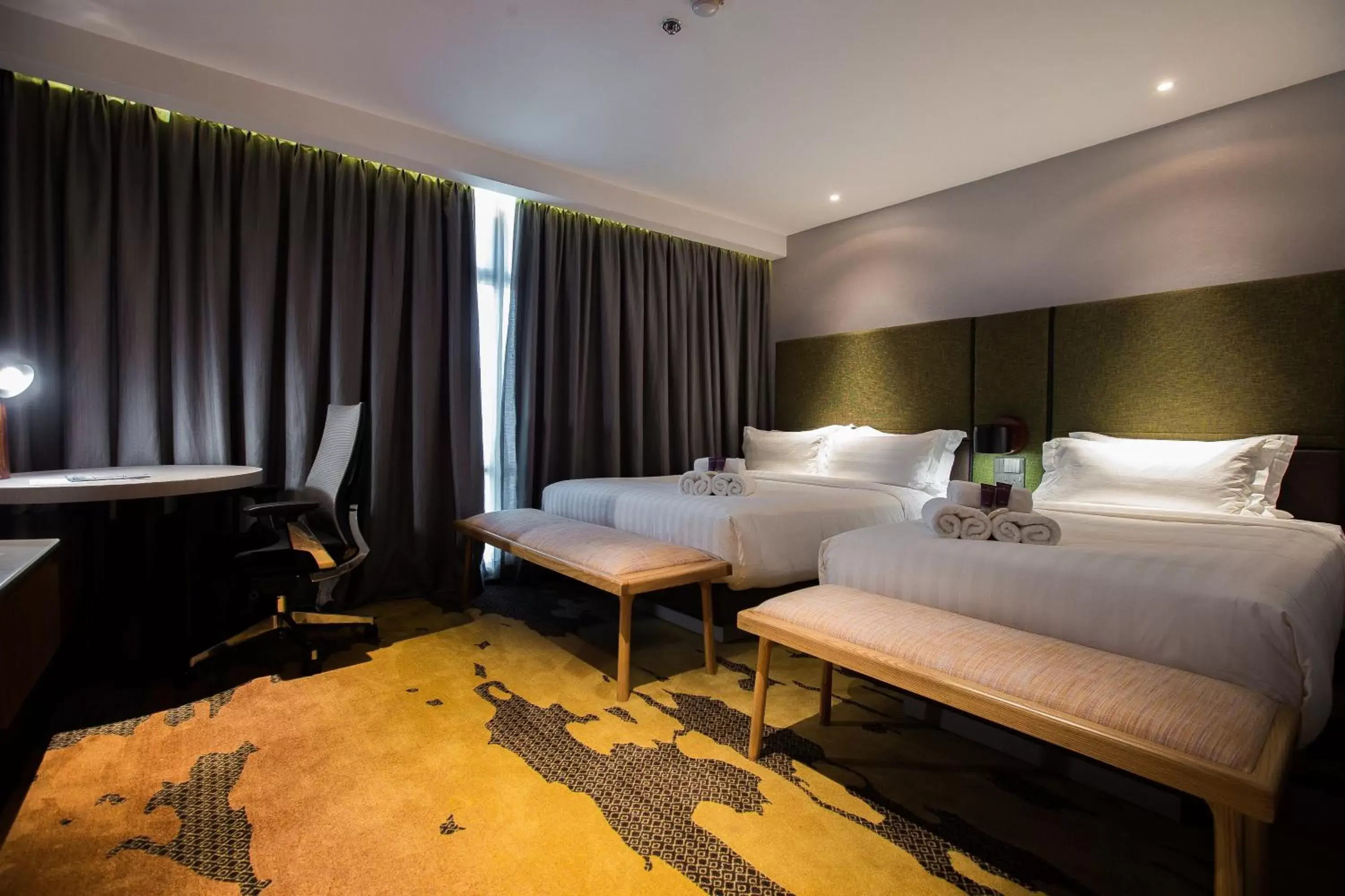 Bed in King Park Hotel Kota Kinabalu Bed in King Park Hotel Kota Kinabalu